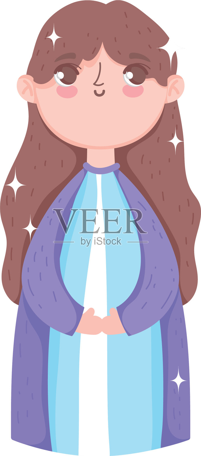 圣玛丽马槽，耶稣诞生，圣诞快乐设计元素图片