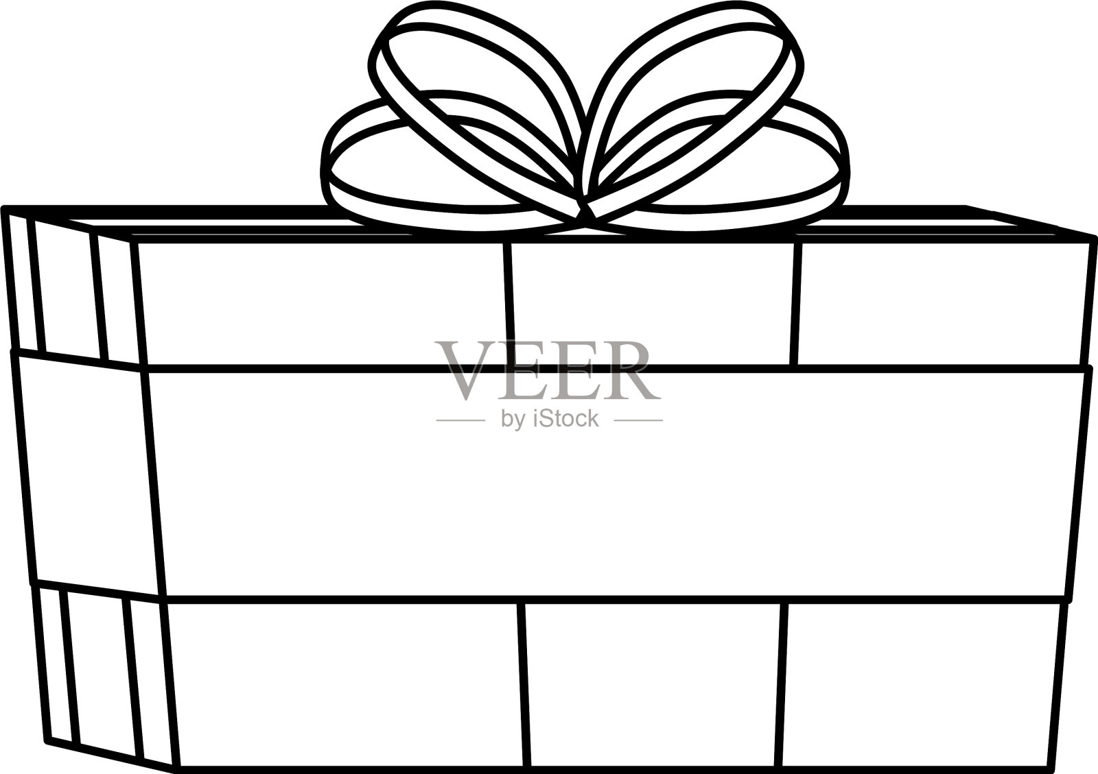 礼盒呈现孤立图标设计元素图片