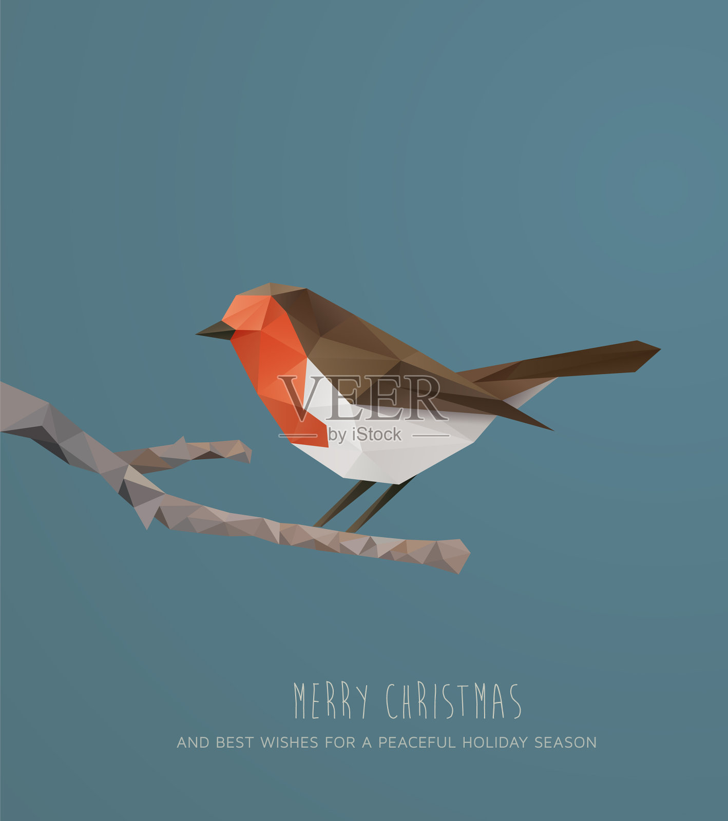 圣诞贺卡插画图片素材