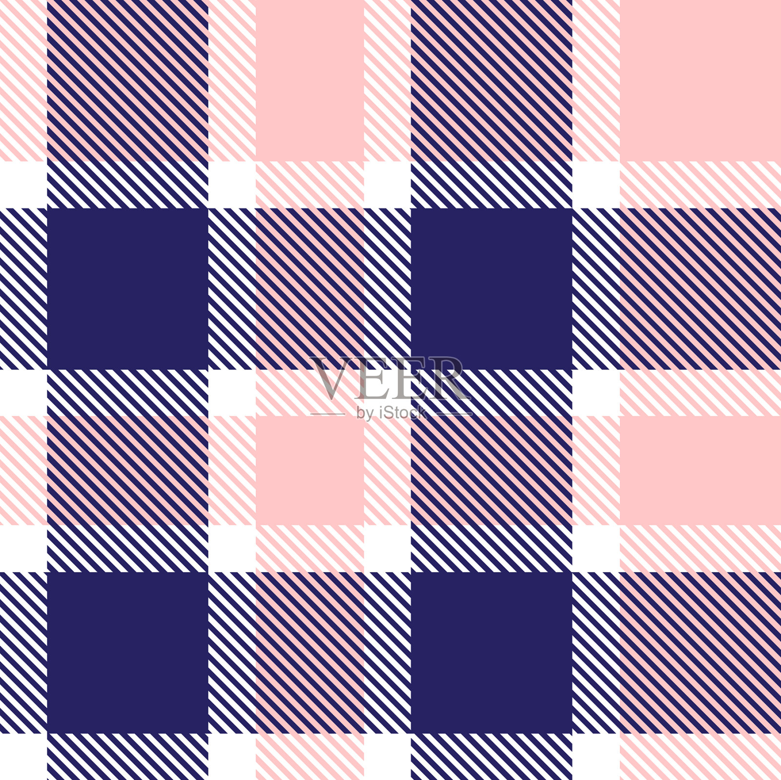 经典现代格子呢无缝格子图案插画图片素材