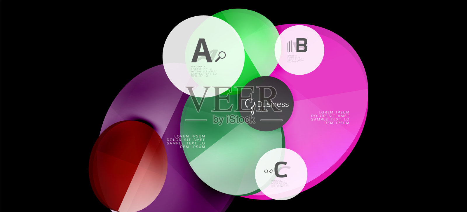 现代广告理念的壁纸设计插画图片素材