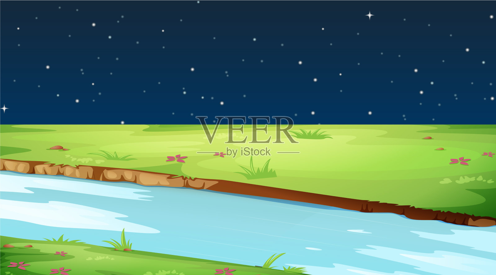 自然环境景观景观插画图片素材