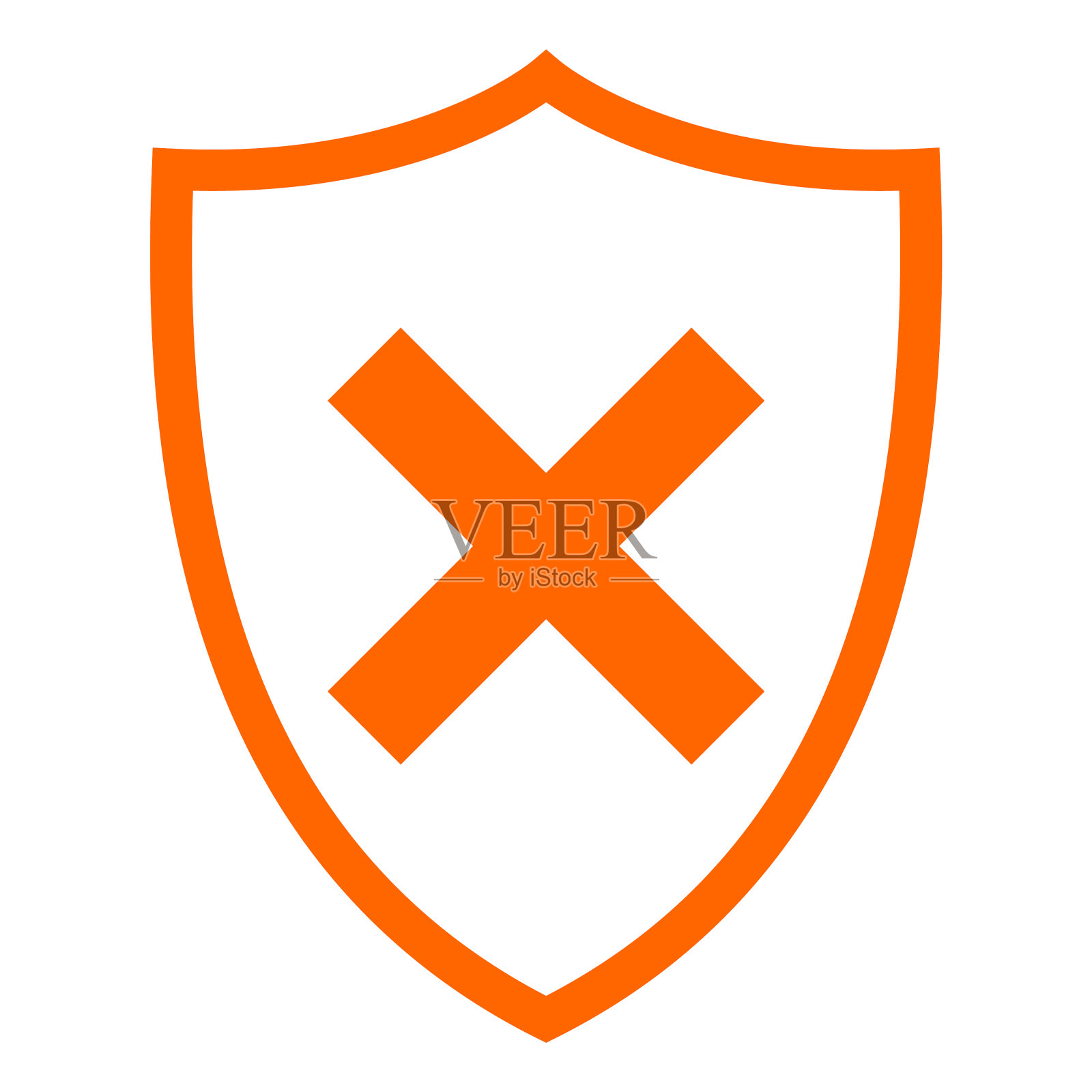 穿越和盾牌插画图片素材