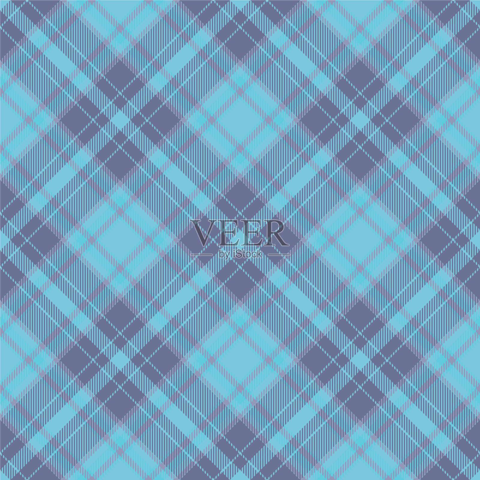 苏格兰格子无缝格子图案复古插画图片素材