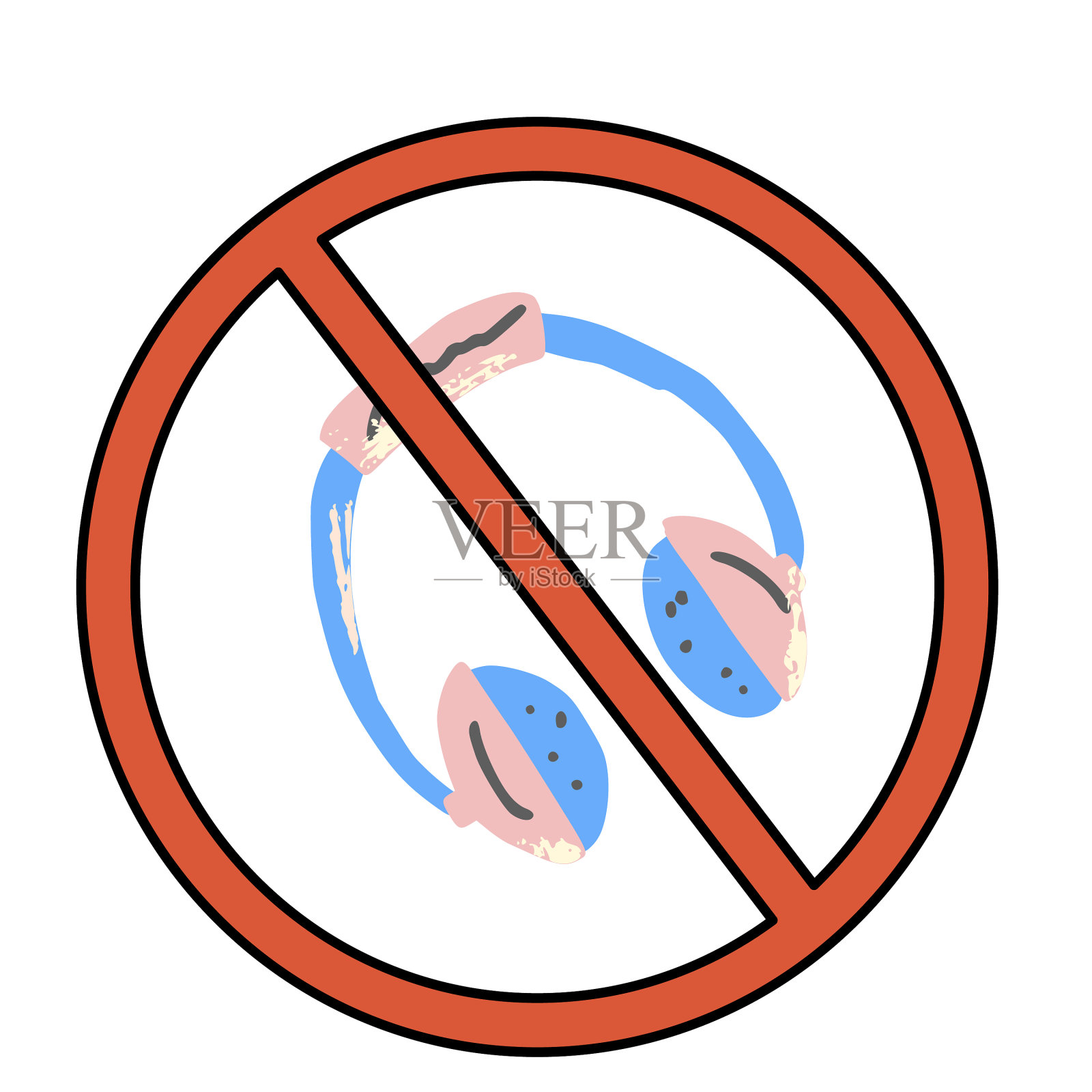 停车标志图标设计简单设计元素图片