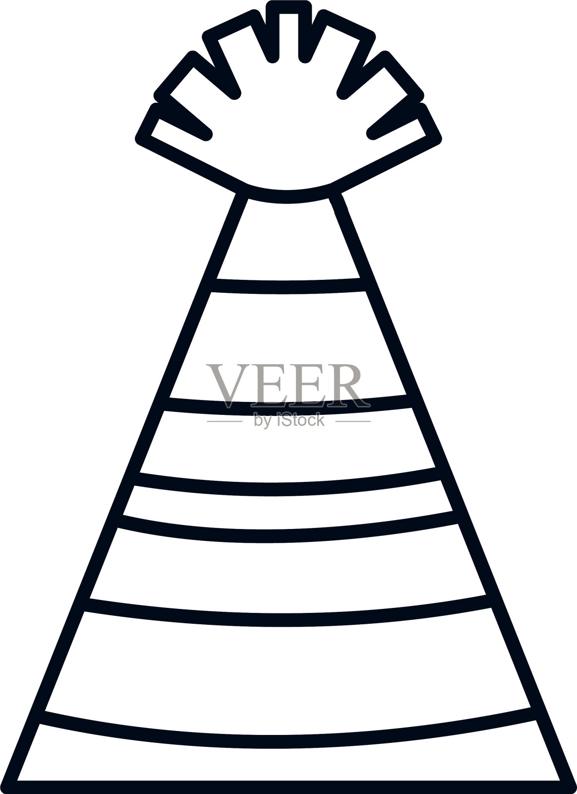 帽子装饰党线设计图标图标素材
