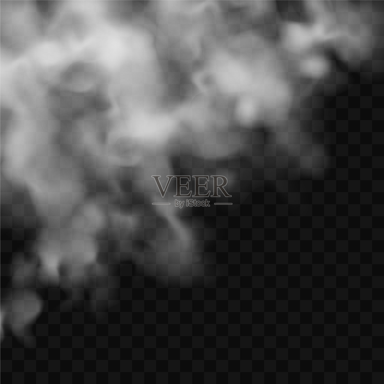 雾和烟插画图片素材