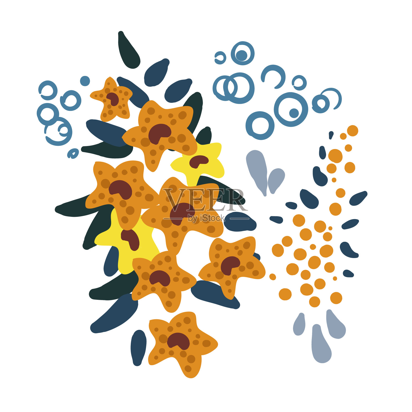 花艺程式化设计正式构成设计元素图片