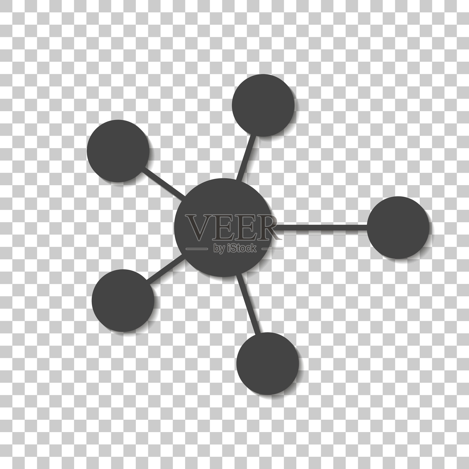 图标商业网络组成多个图标素材