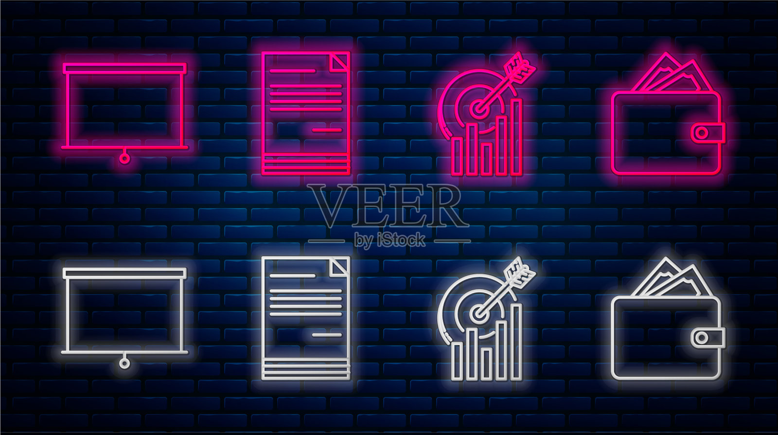 用图表设置直线文档目标插画图片素材