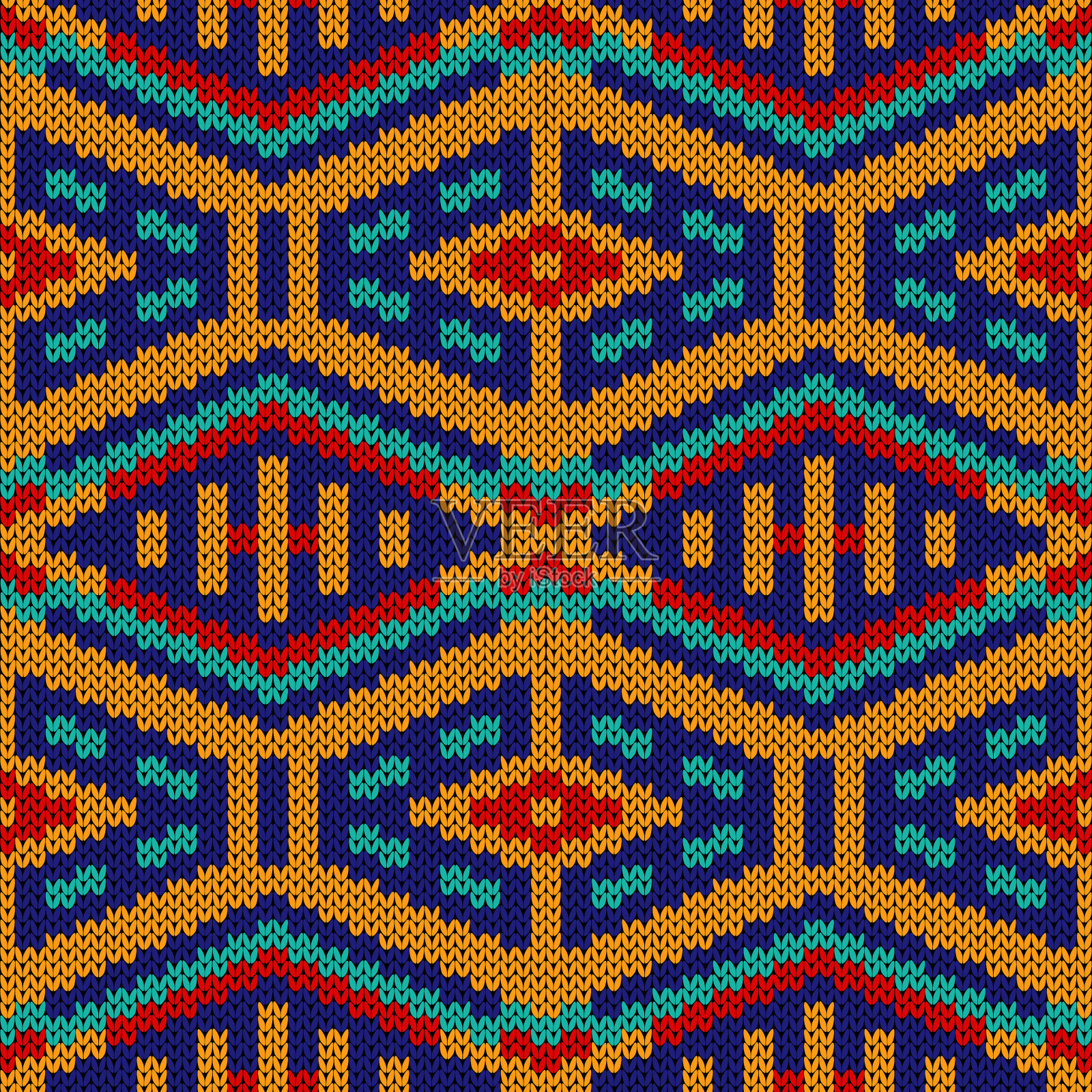 编织无缝华丽的图案插画图片素材