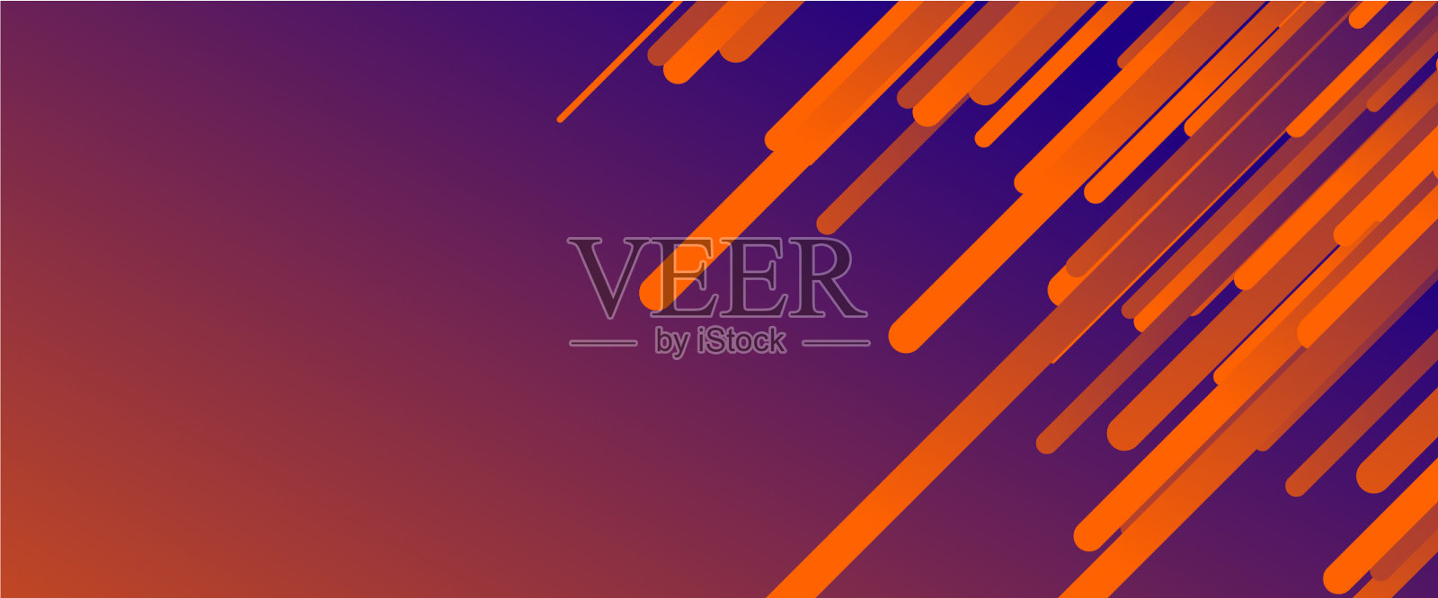 流体梯度线雨设计概念薄插画图片素材