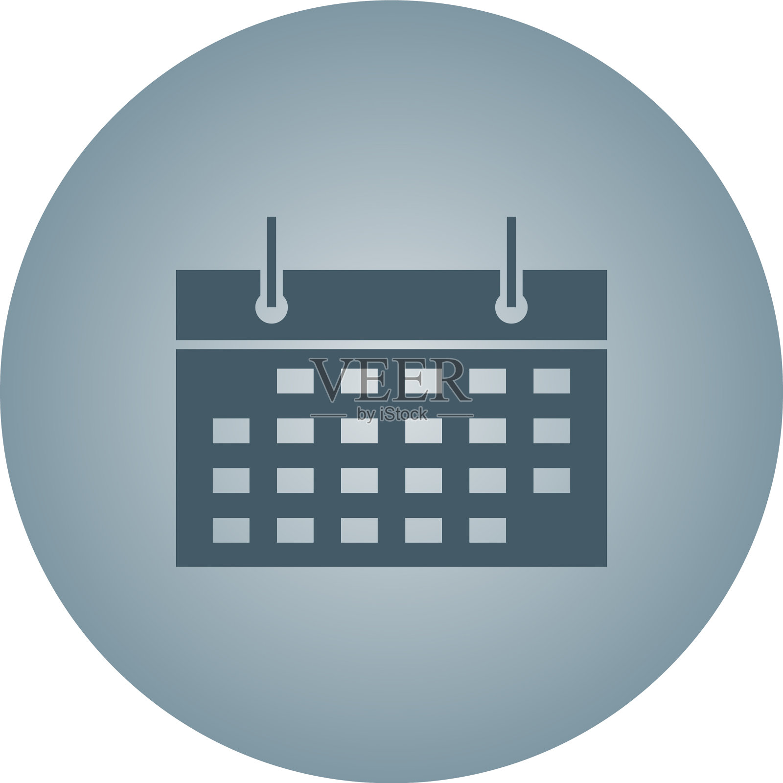 美丽的日历字形图标图标素材