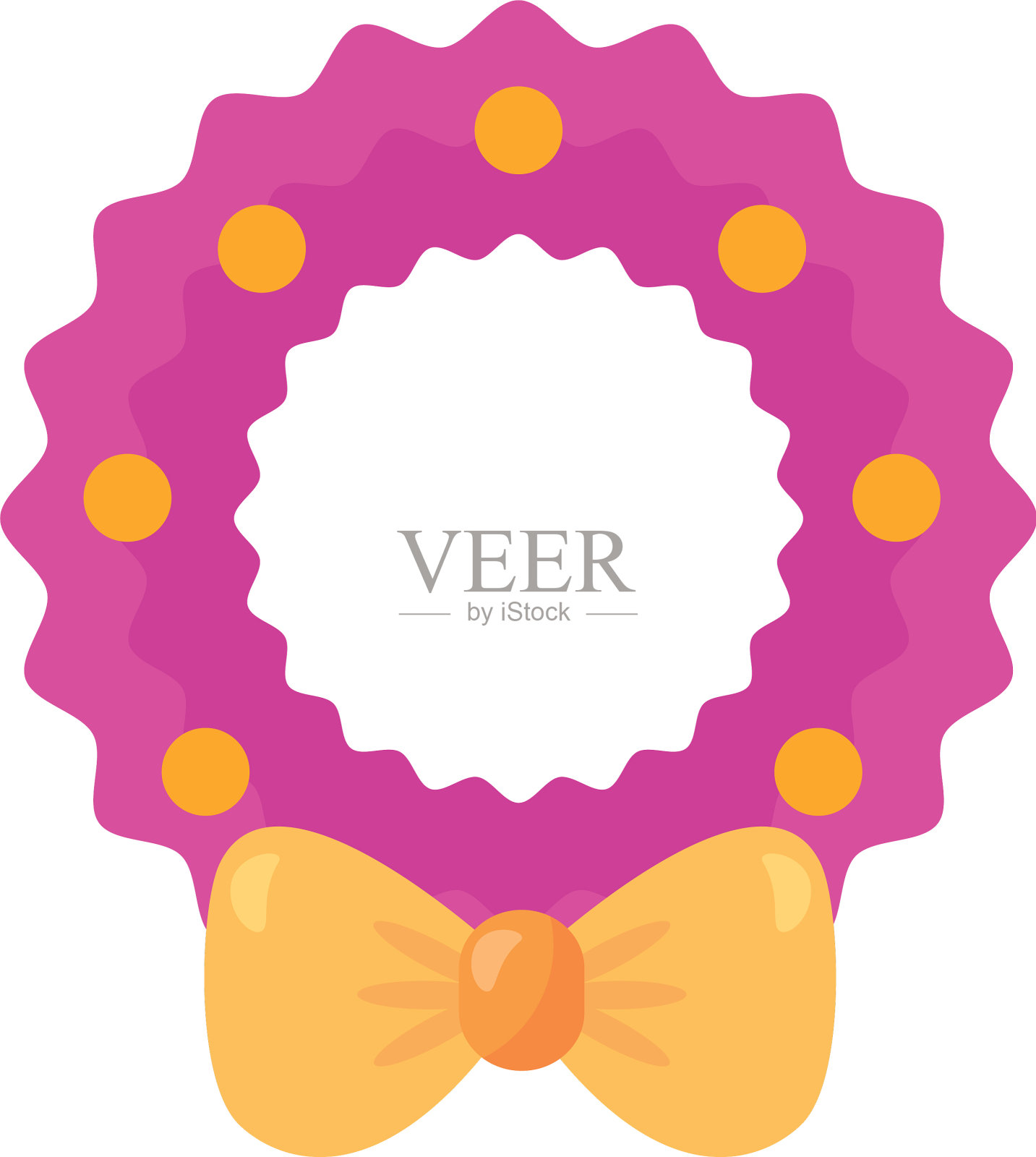 圣诞快乐，花环，皇冠图标设计元素图片