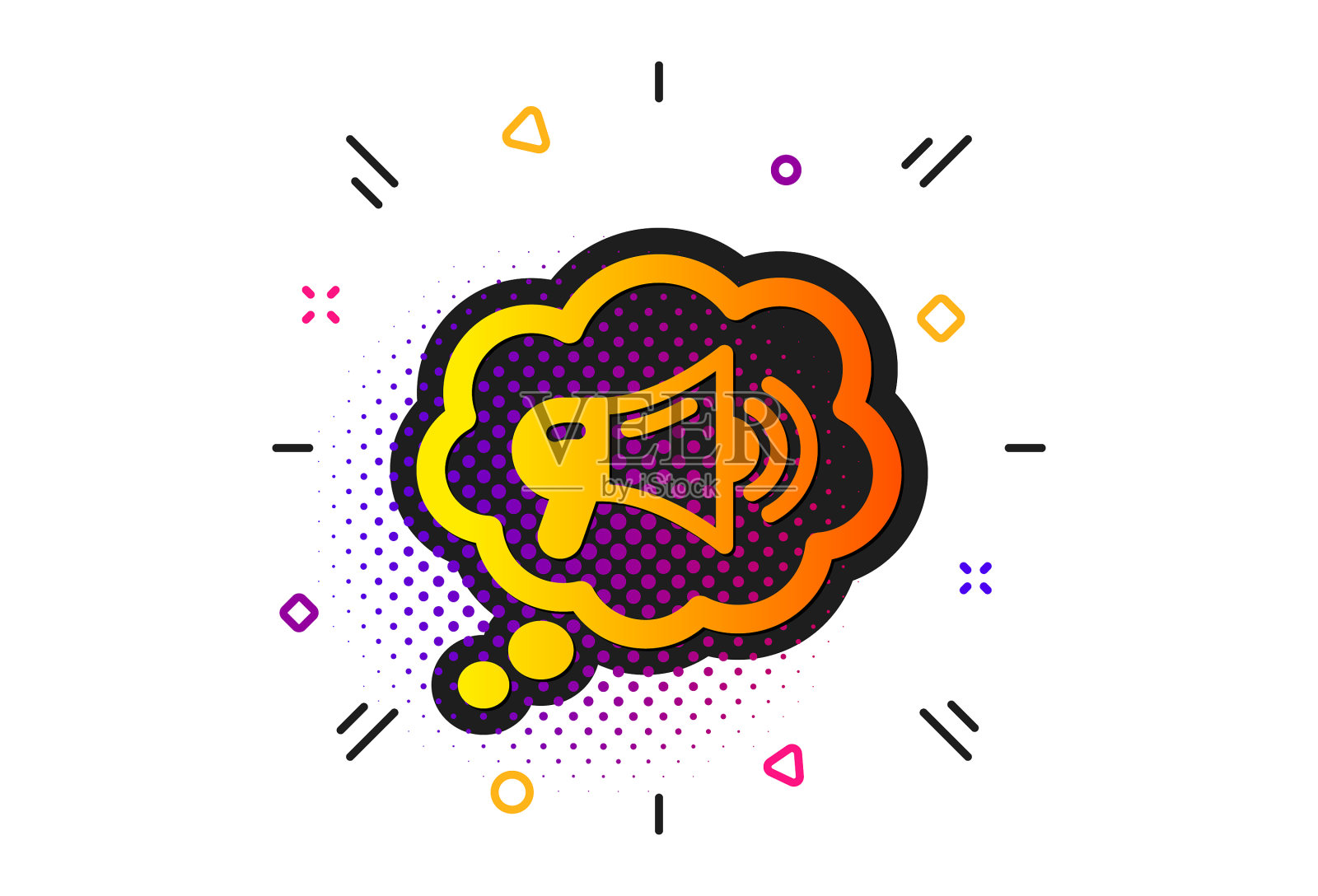 扩音器图标广告设备标志品牌插画图片素材