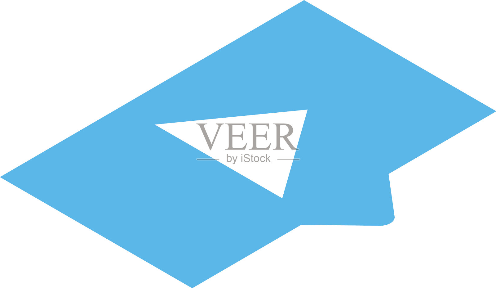 在白色背景上有播放按钮的框架设计元素图片