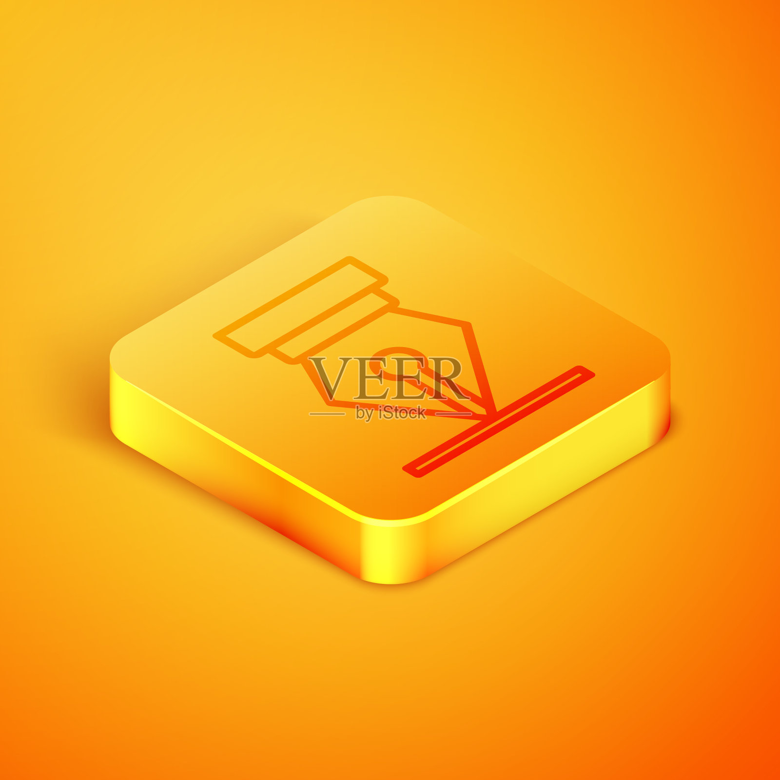 等距线钢笔笔尖图标孤立上图标素材