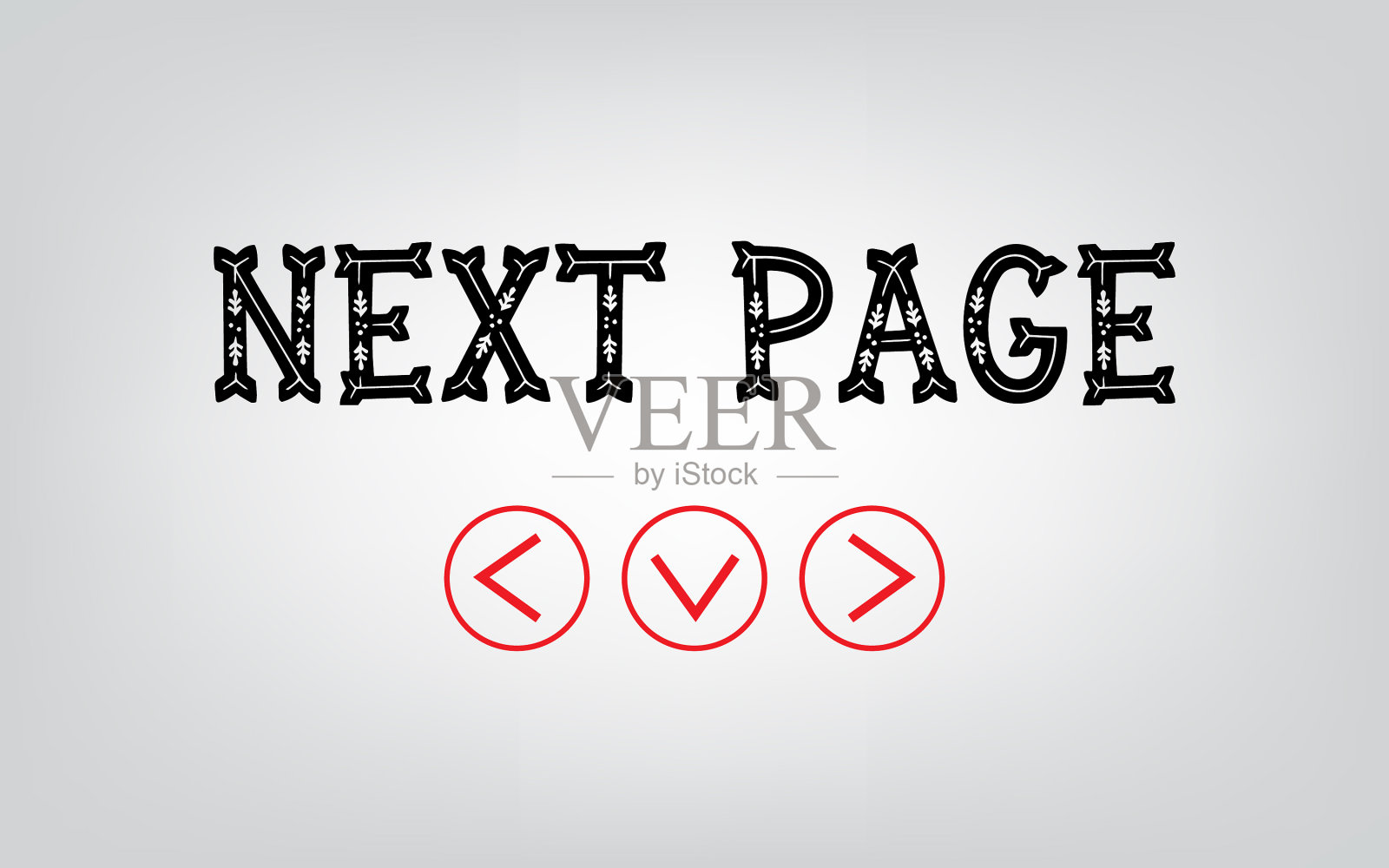 下一个页面插画图片素材