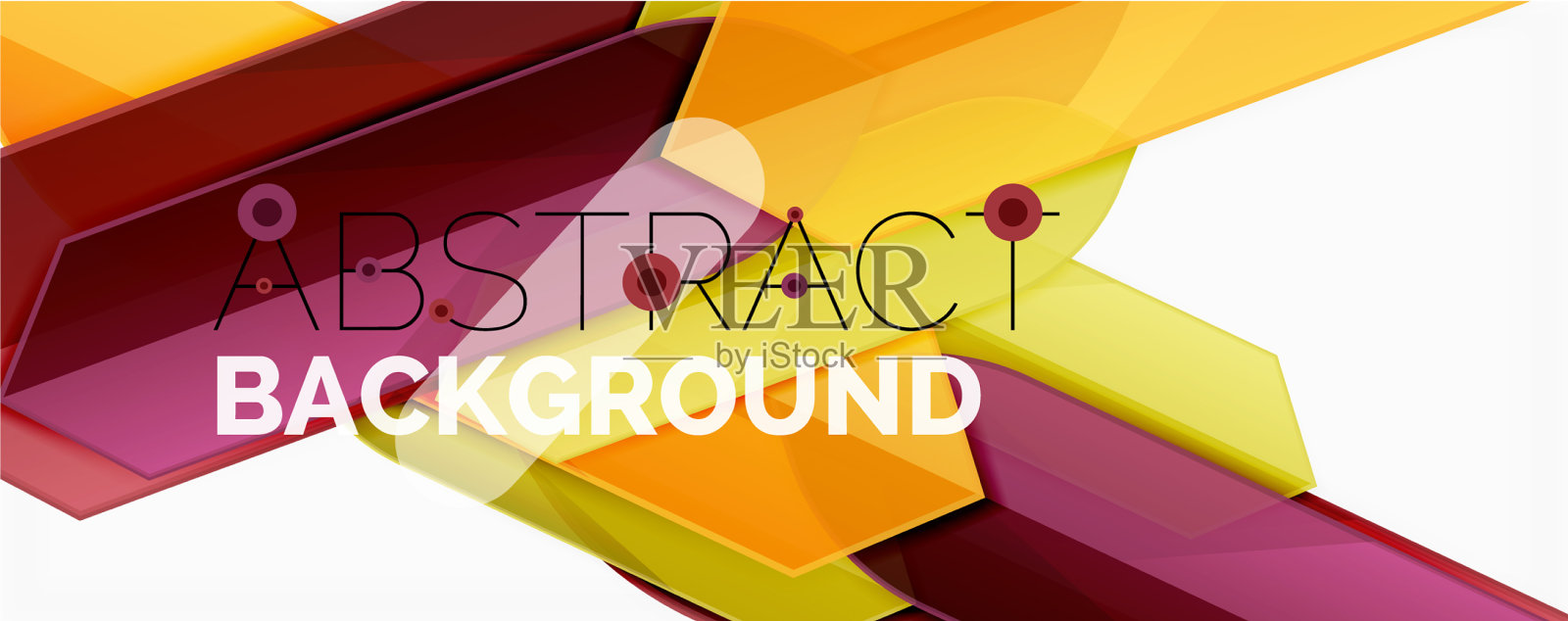 几何抽象背景动态形状插画图片素材