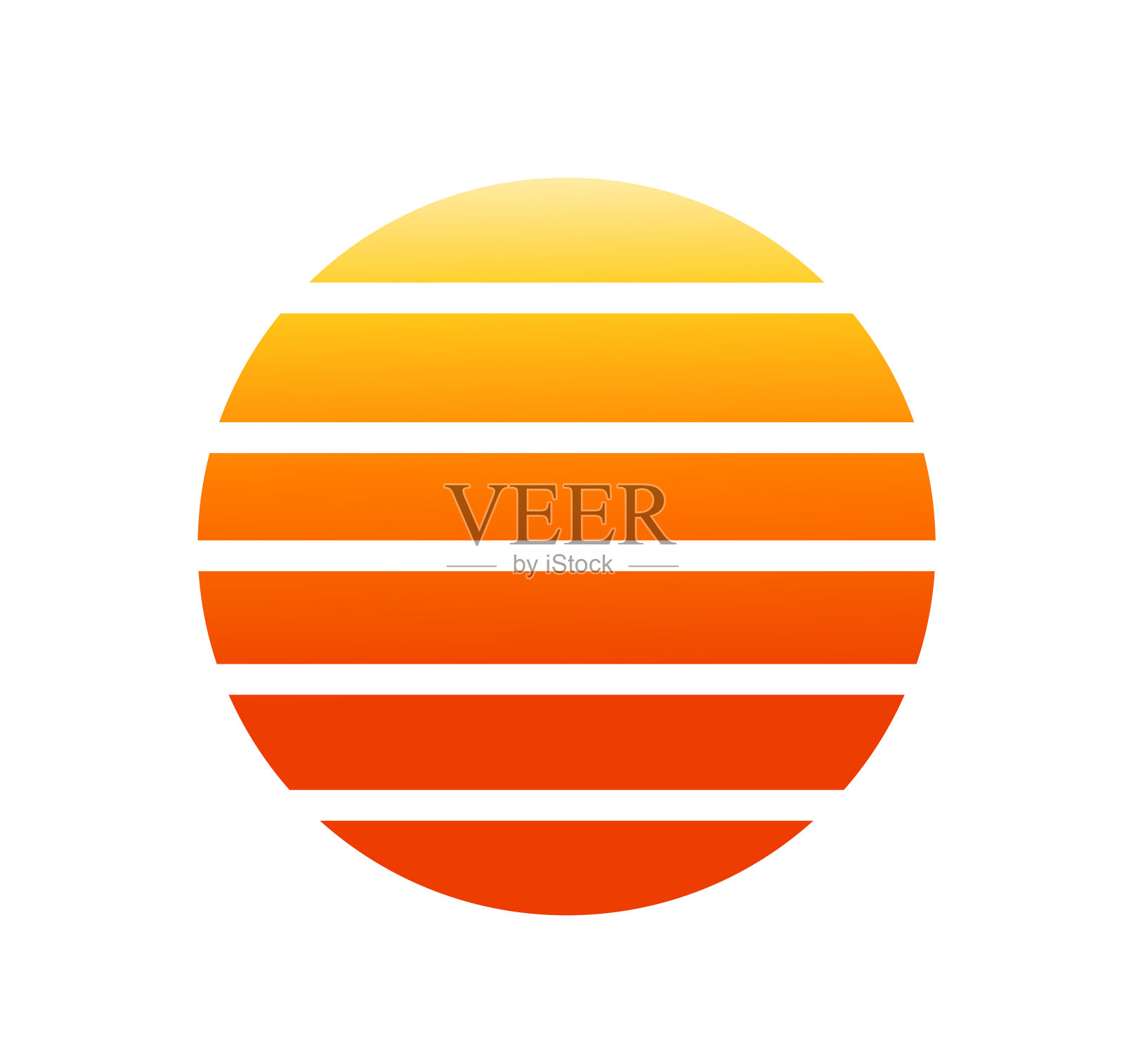 太阳图标插画图片素材