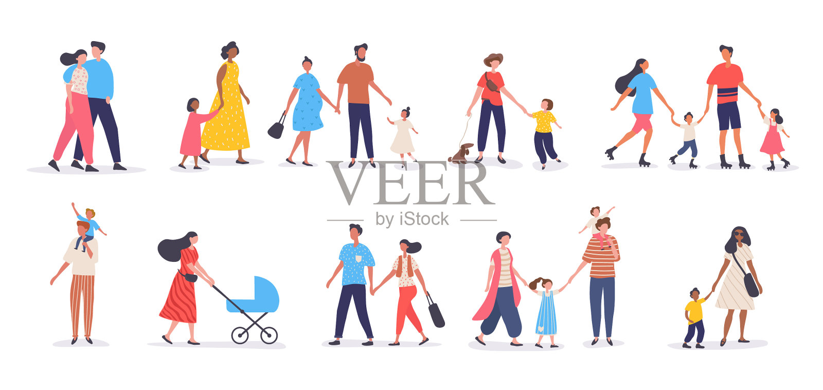 包走家庭设计元素图片