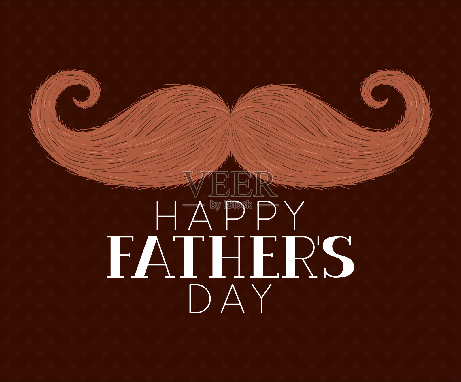 父亲节快乐，胡子矢量设计插画图片素材