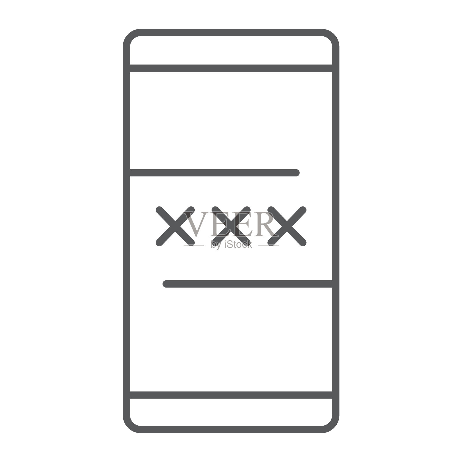 色情应用薄线图标性和成人色情上设计元素图片