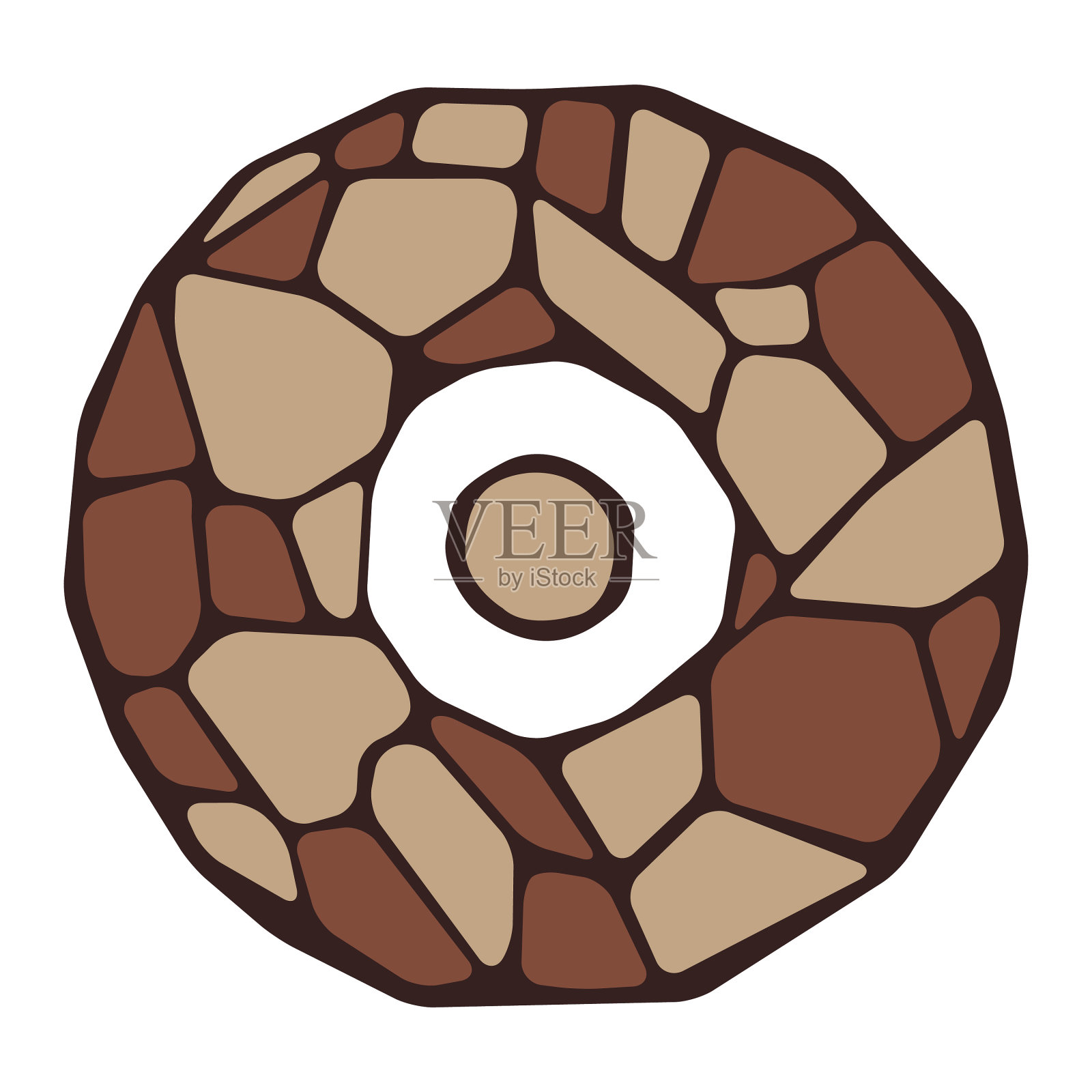 圆形抽象的几何装饰制作设计元素图片