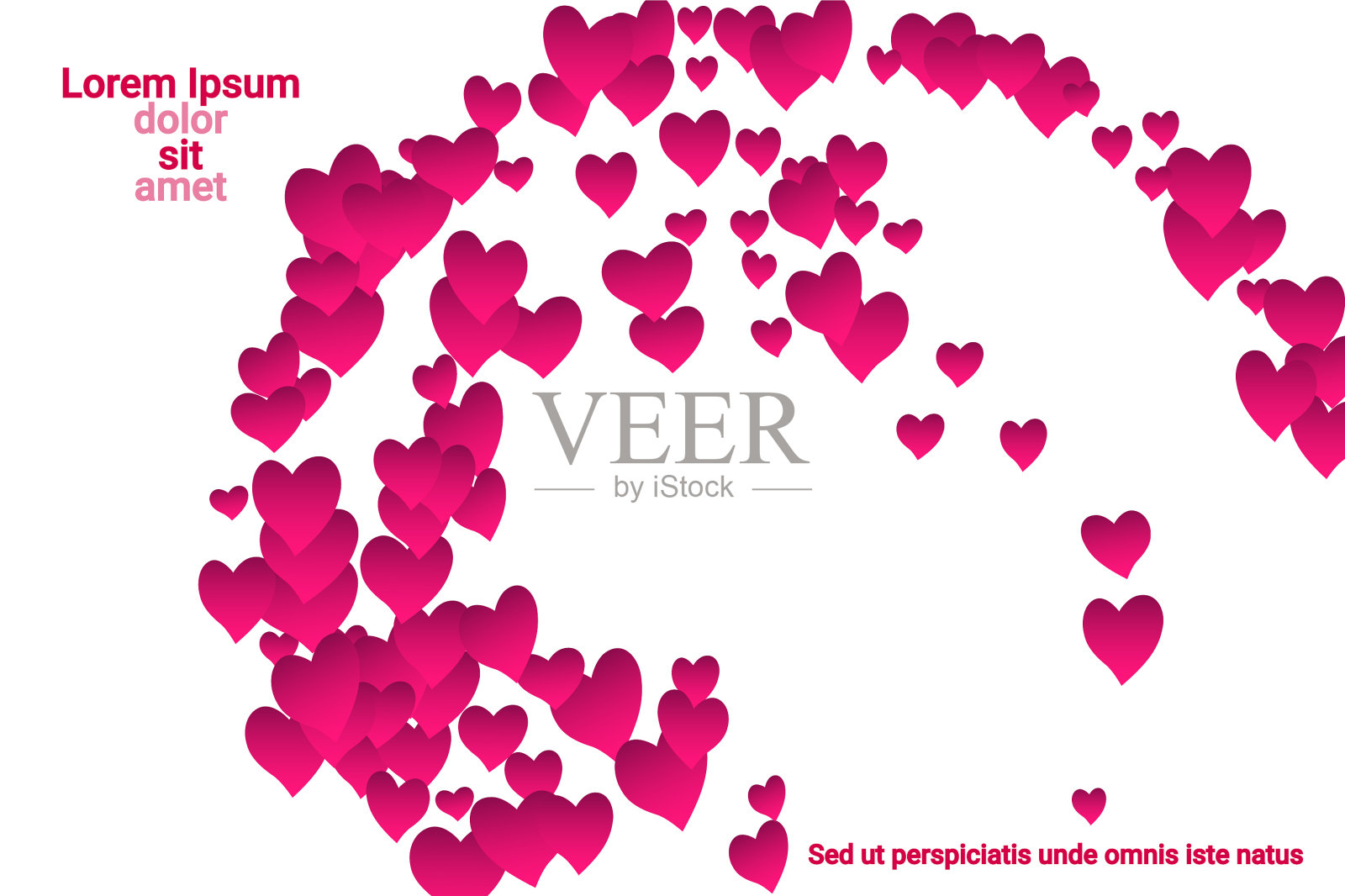 情人节的背景插画图片素材