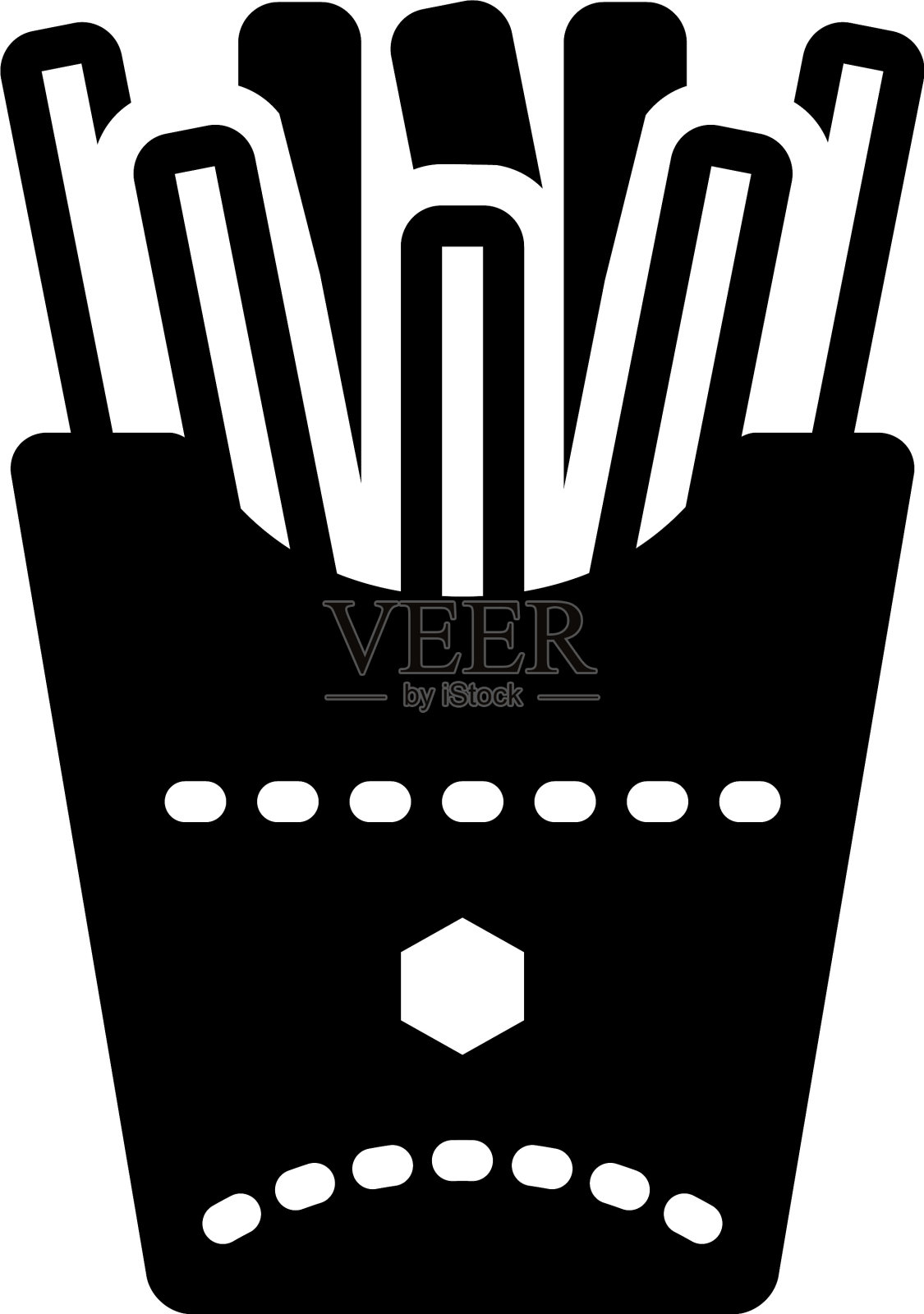 炸薯条插画图片素材