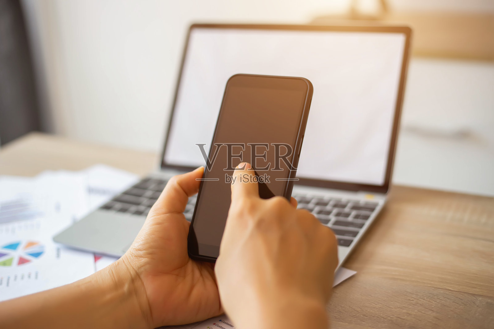 女商人在工作库存照片照片摄影图片