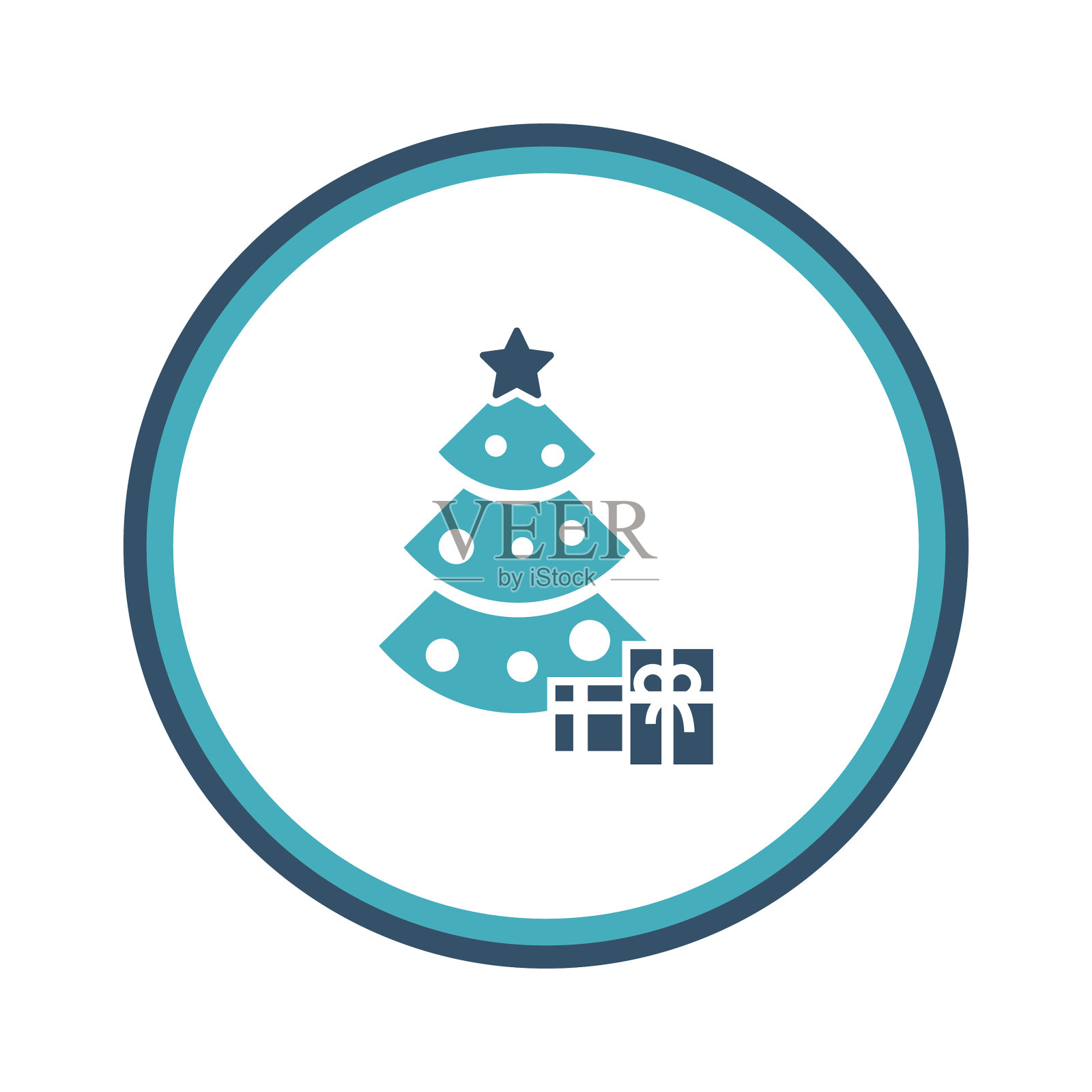 圣诞创意偶像从圣诞图标图标素材