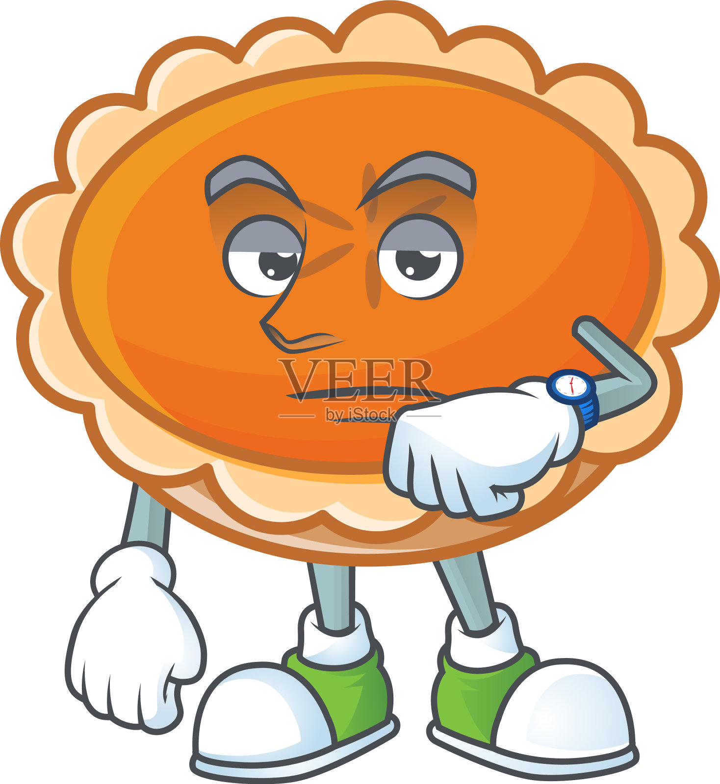 以桔子派为特色的等待设计元素图片