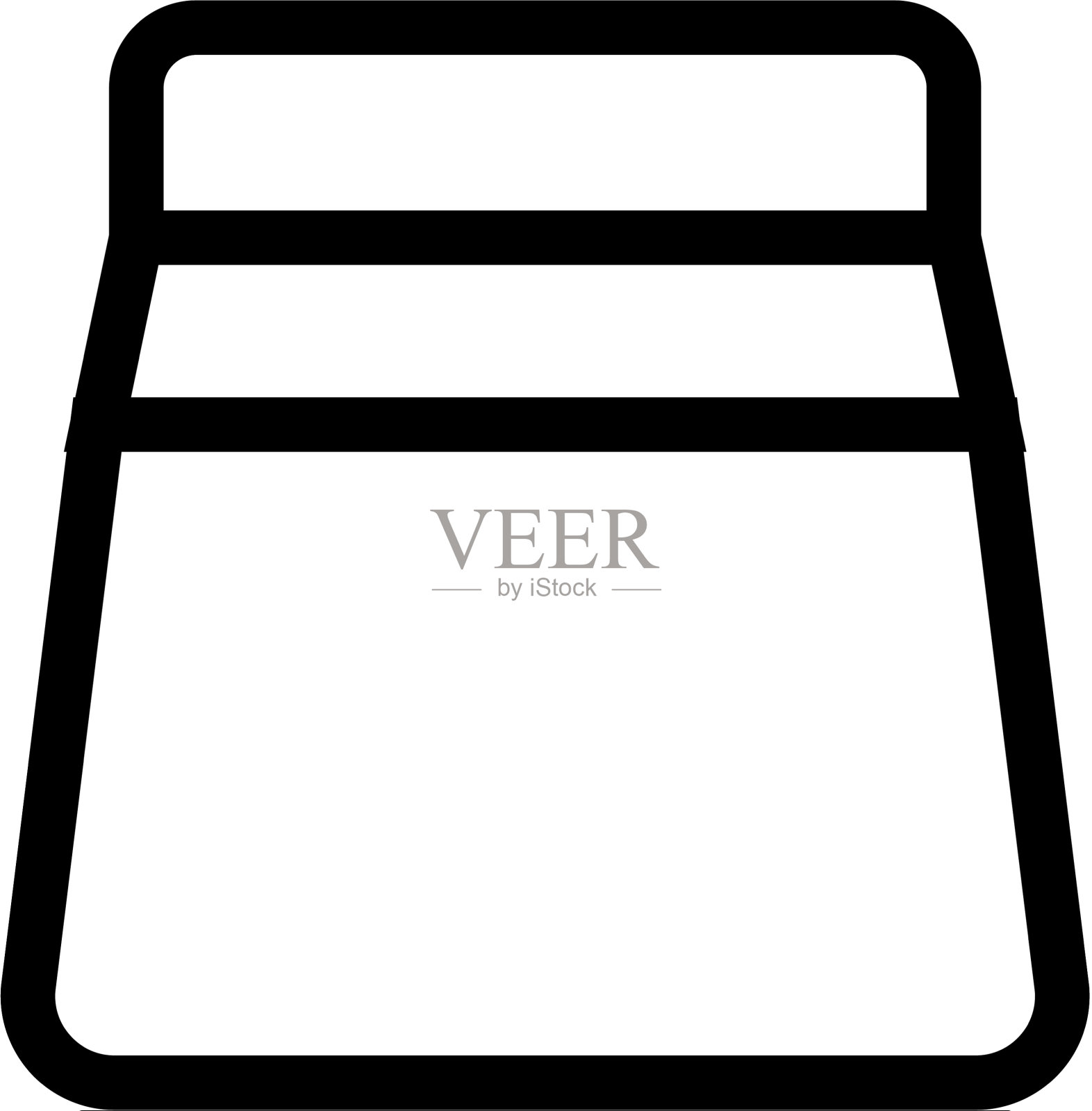 纸包图标孤立轮廓符号图标素材