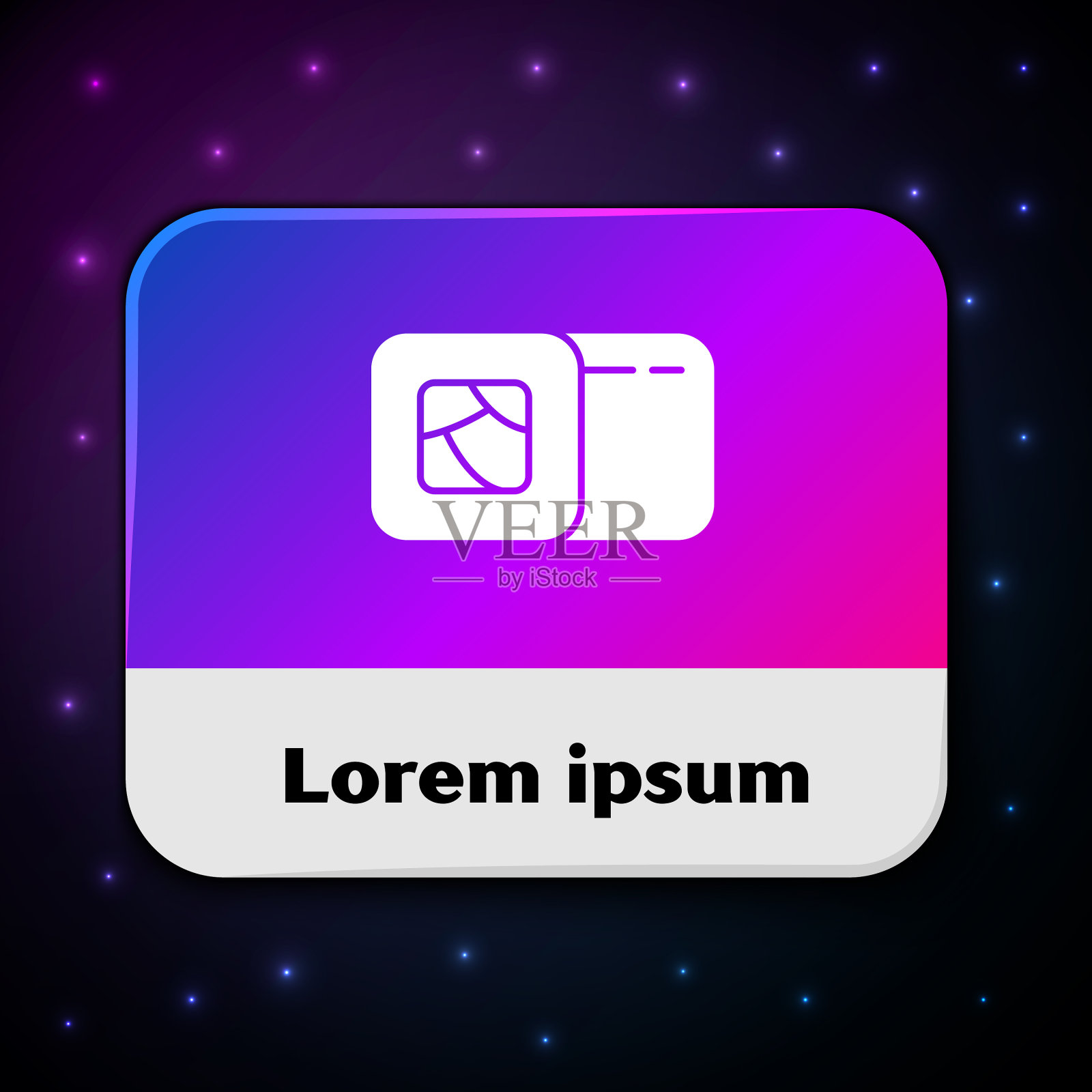 白色寿司图标孤立在黑色背景图标素材