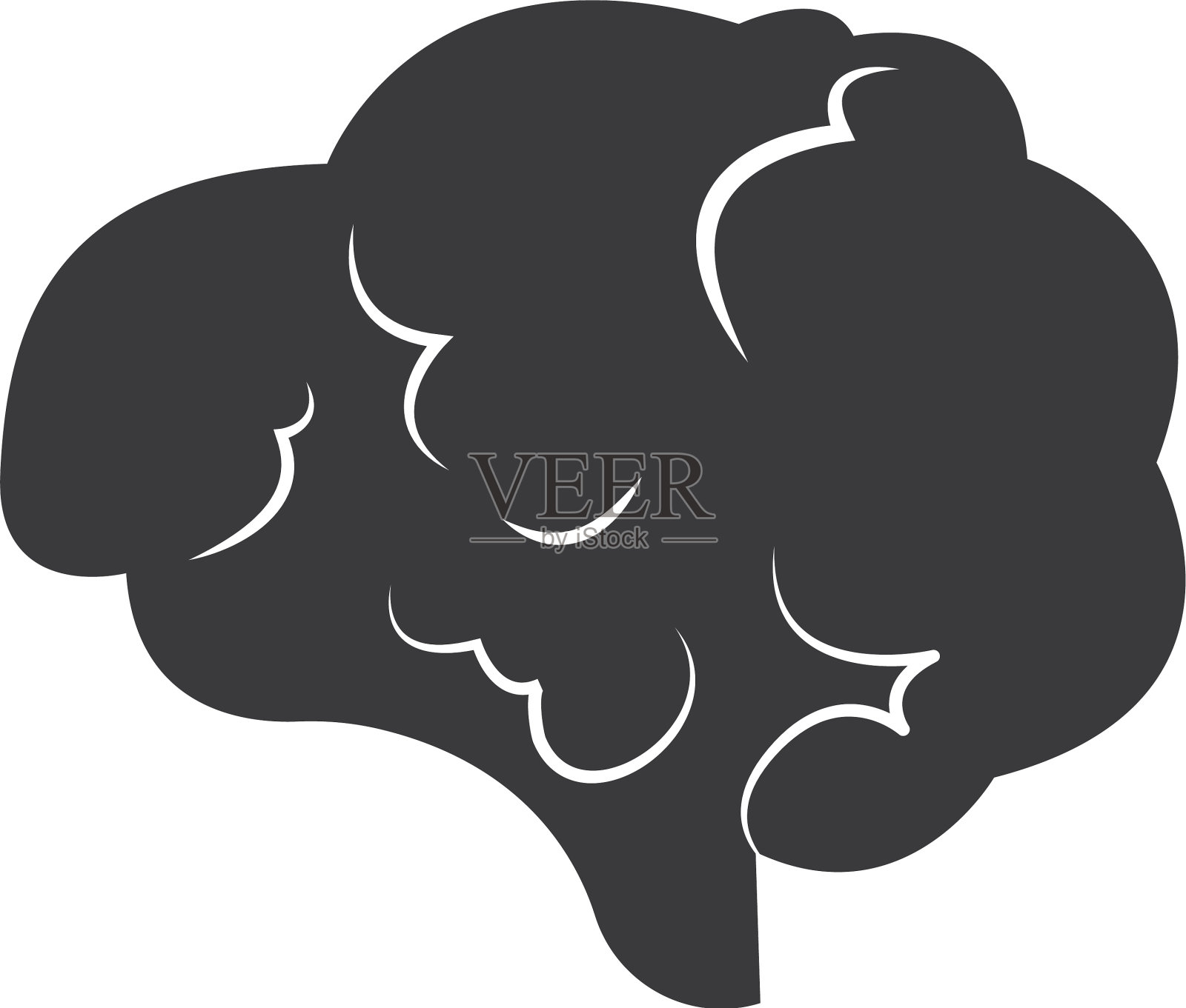 大脑图标标志创意思考设计设计元素图片