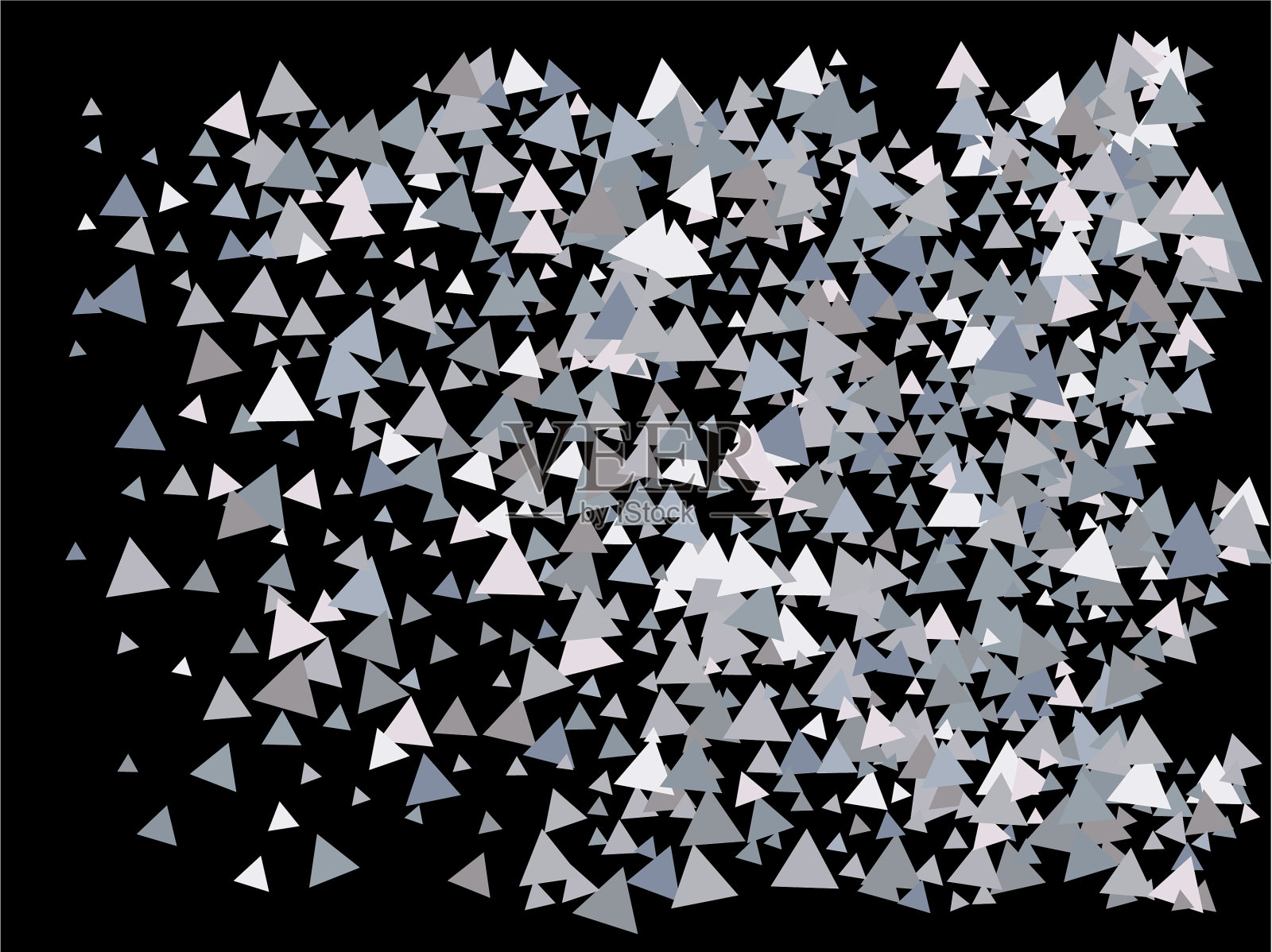 美丽的彩色飘落的五彩纸屑抽象插画图片素材