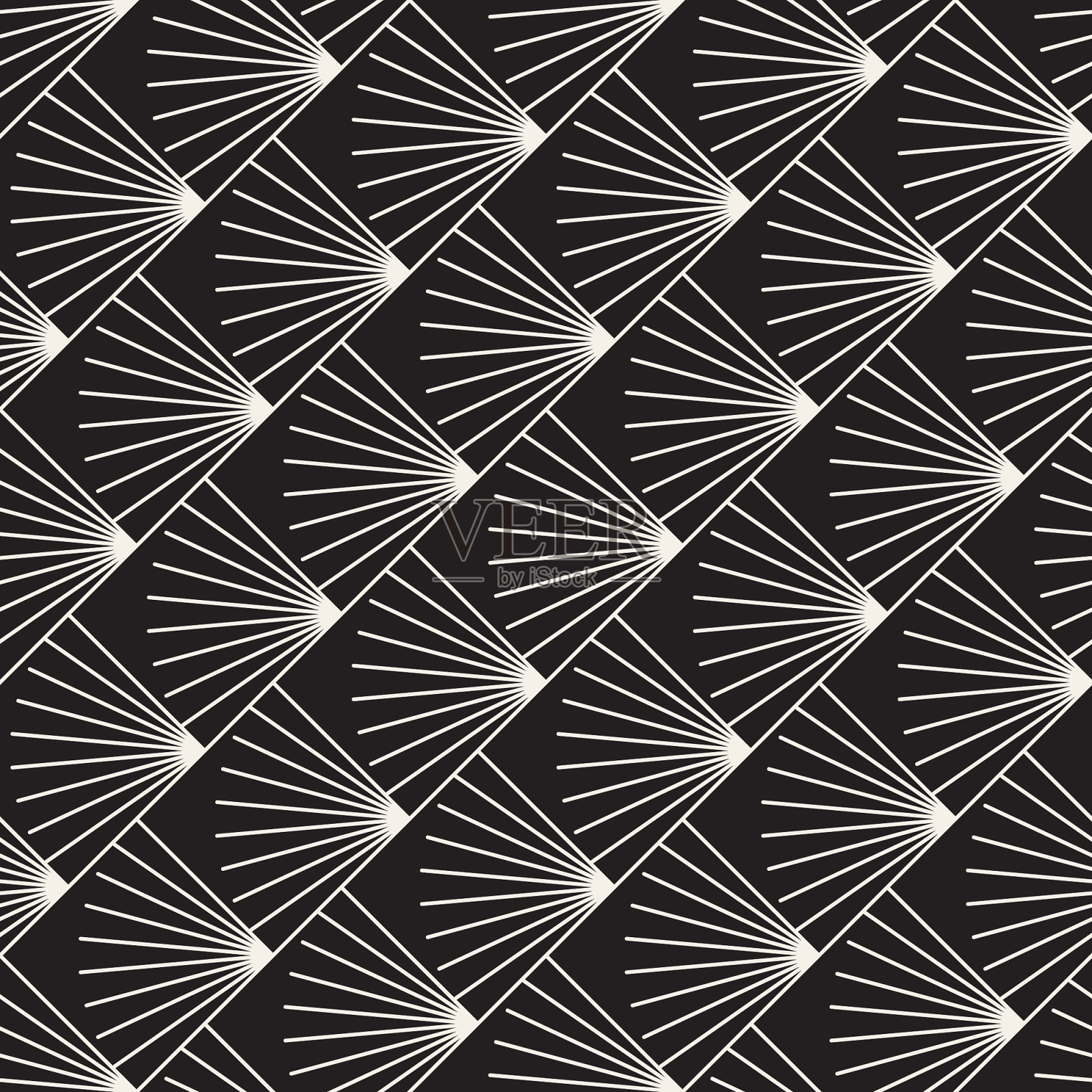 无缝图案几何条纹插画图片素材