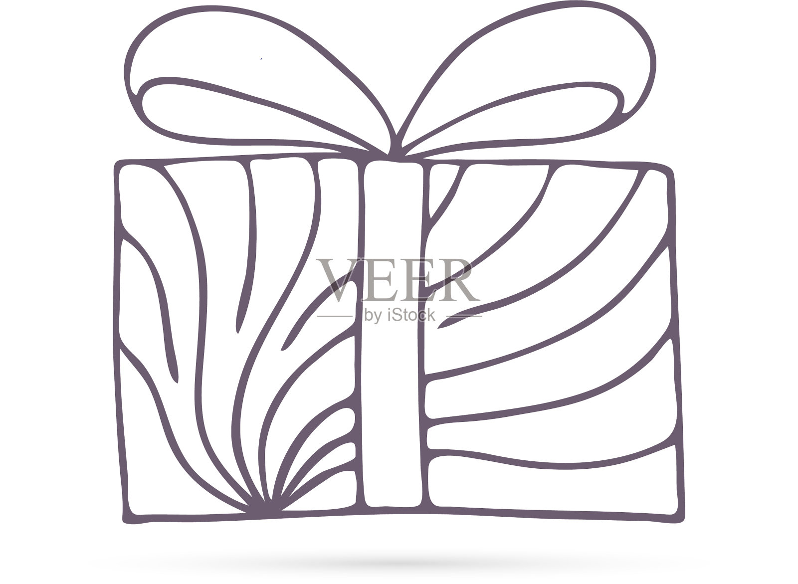 涂鸦礼品图标手绘儿童形象艺术林插画图片素材