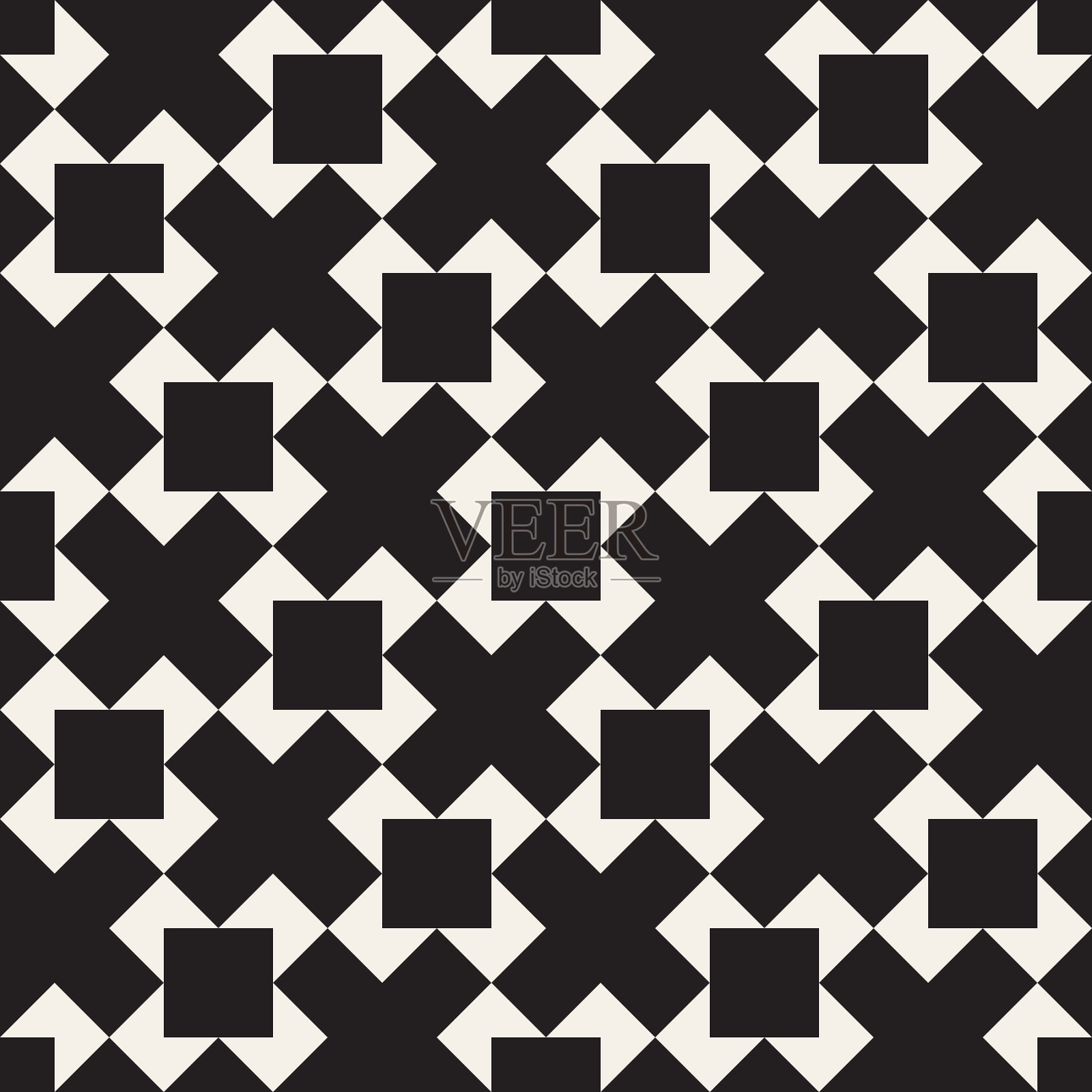 无缝几何图案简单抽象线条插画图片素材