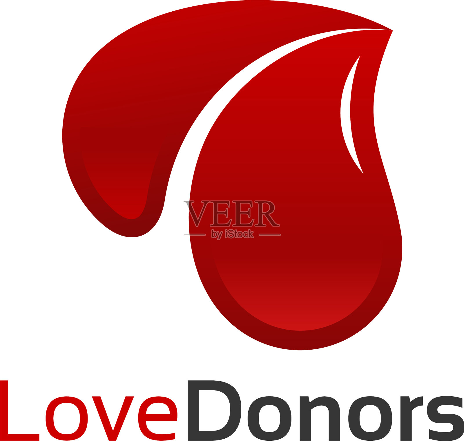 爱心献血者标志模板设计献血者插画图片素材