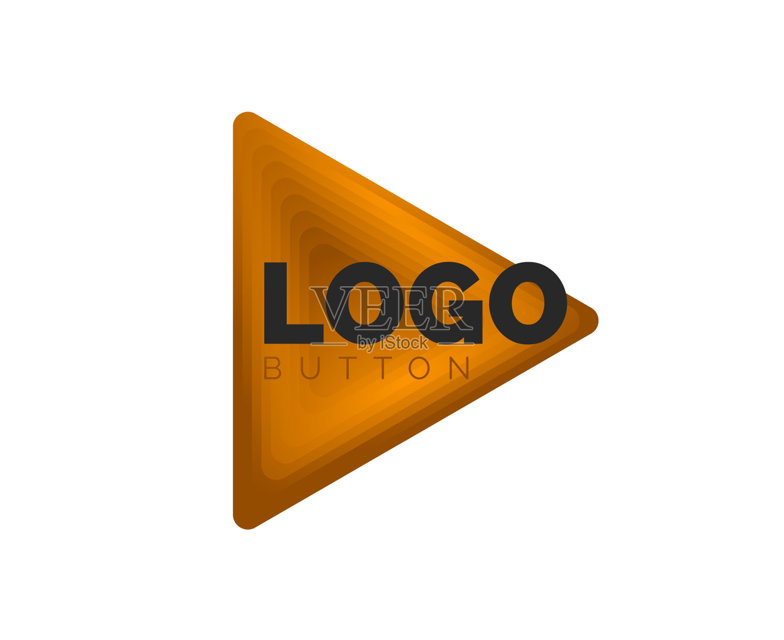 三角形图标几何标志模板最小图标素材