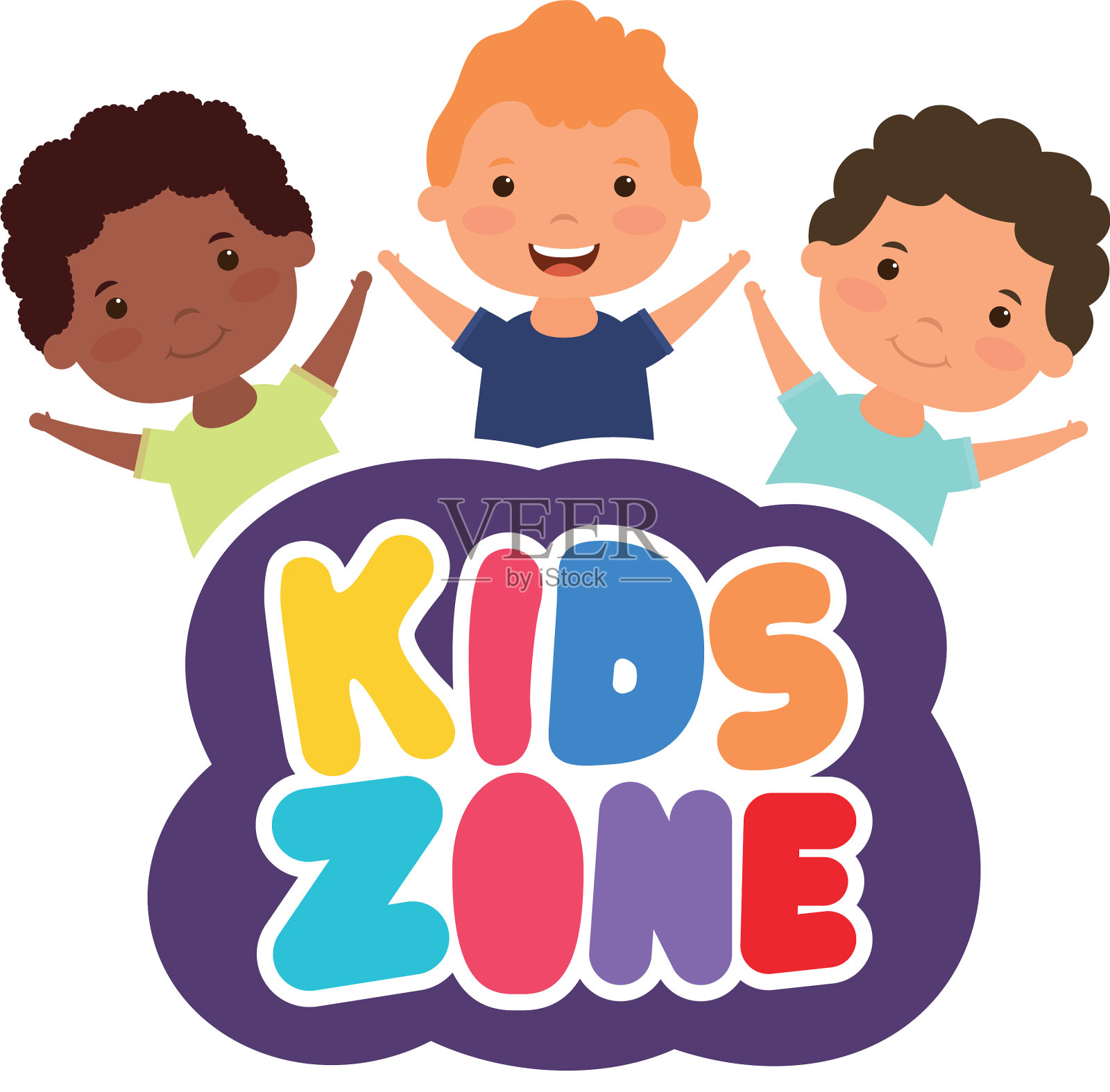 可爱的混血小男孩设计元素图片