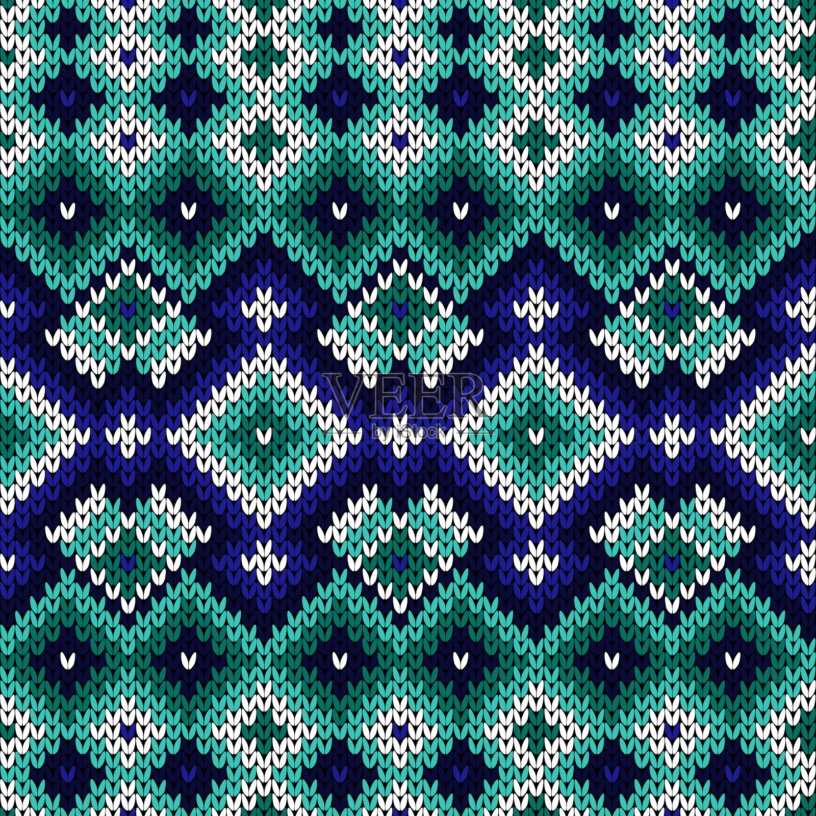 针织无缝华丽的图案插画图片素材