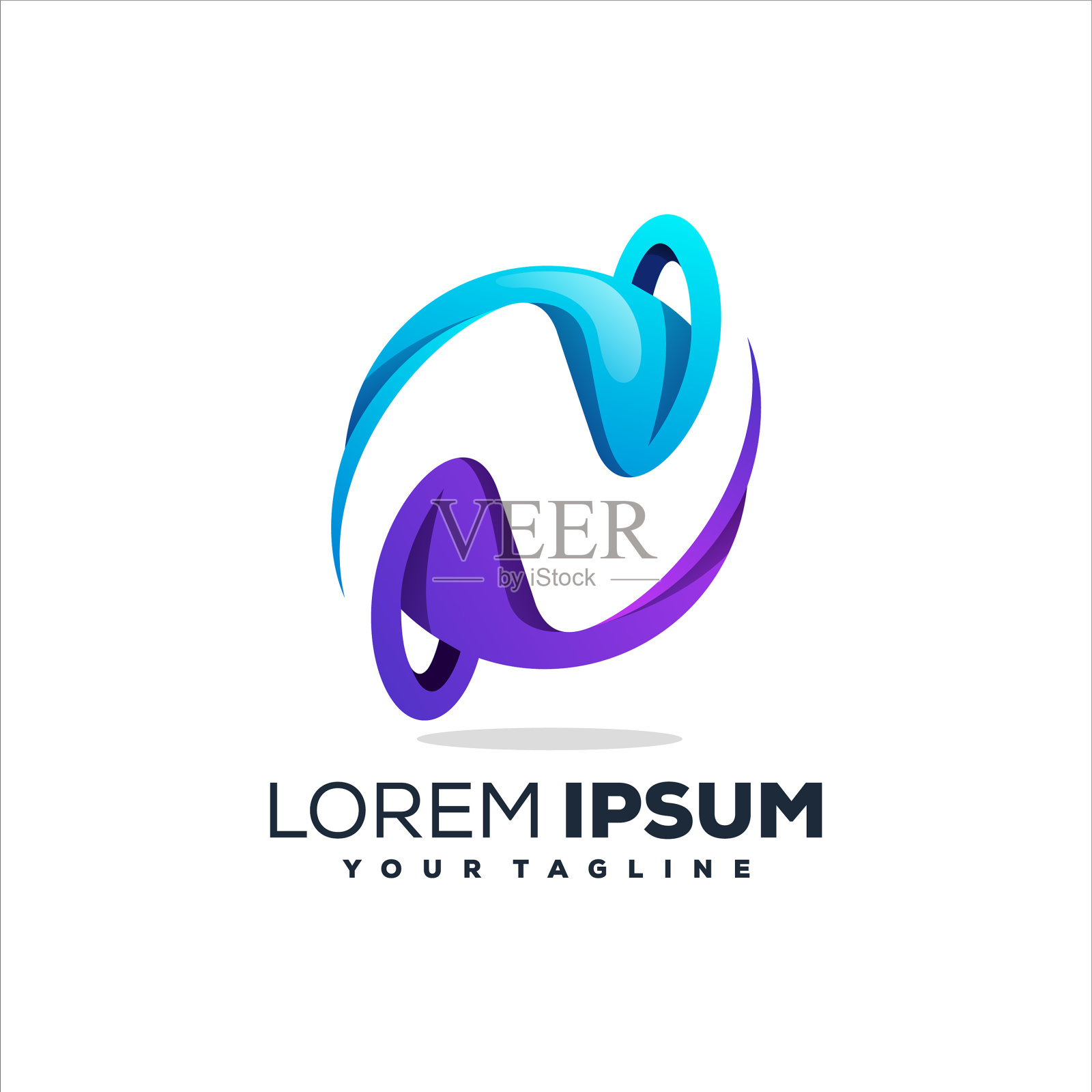 很棒的字母n标志设计插画图片素材