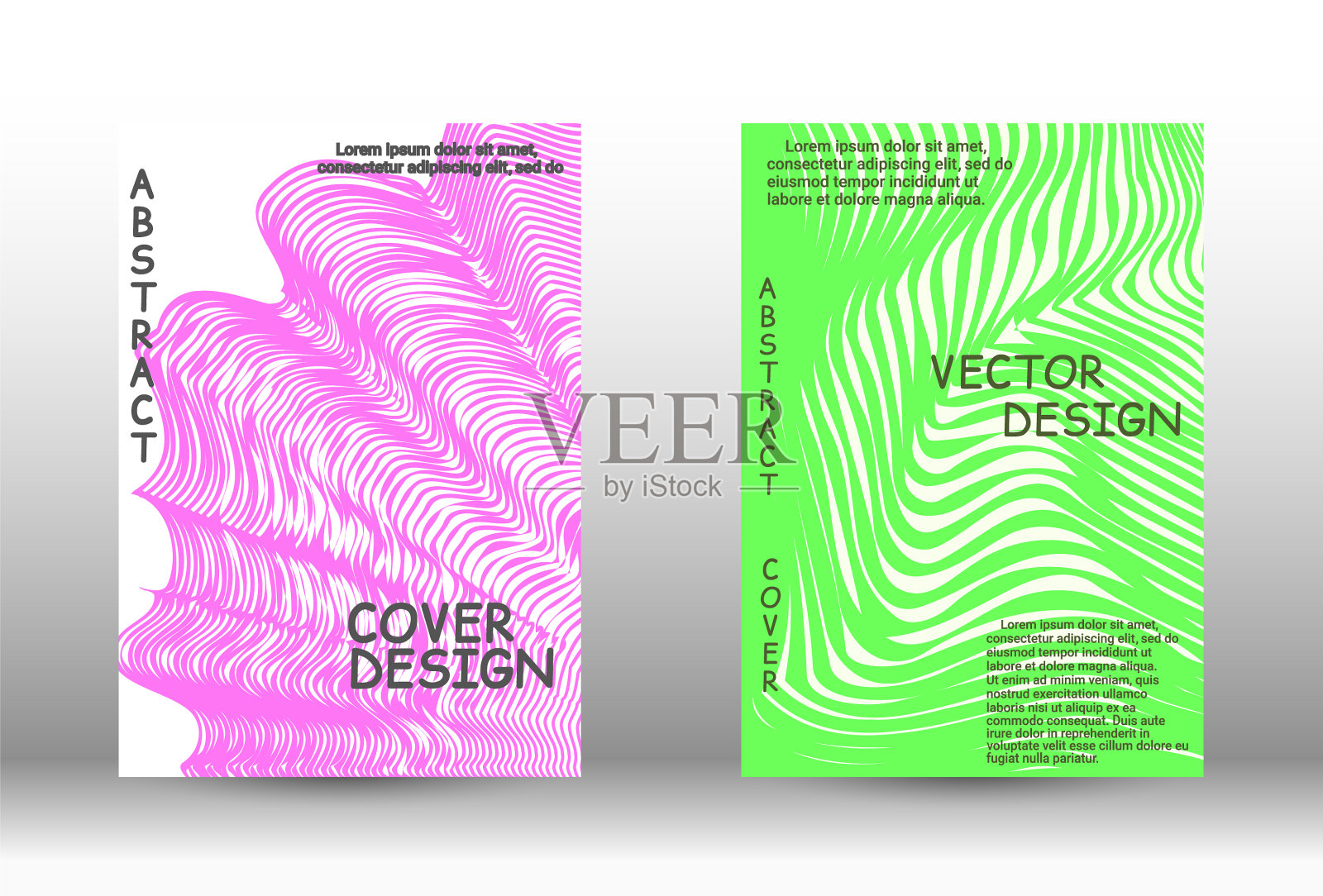 时尚的几何图案插画图片素材