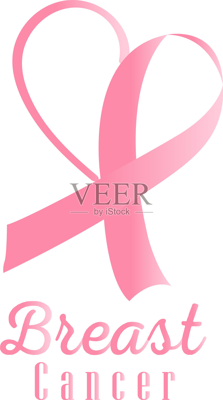 乳腺癌的海报插画图片素材