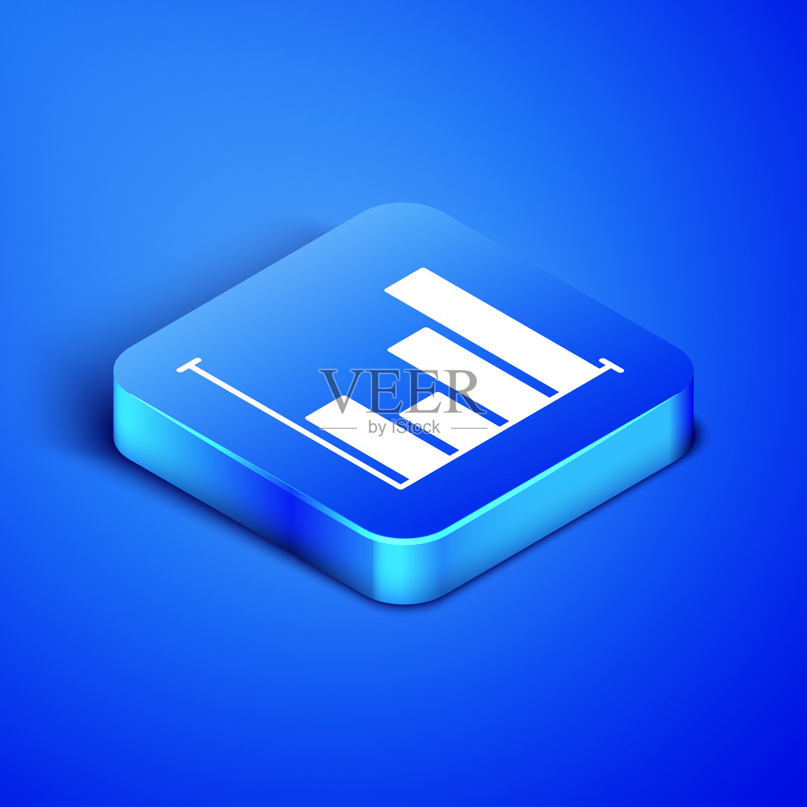 等距饼图信息图图标孤立上图标素材