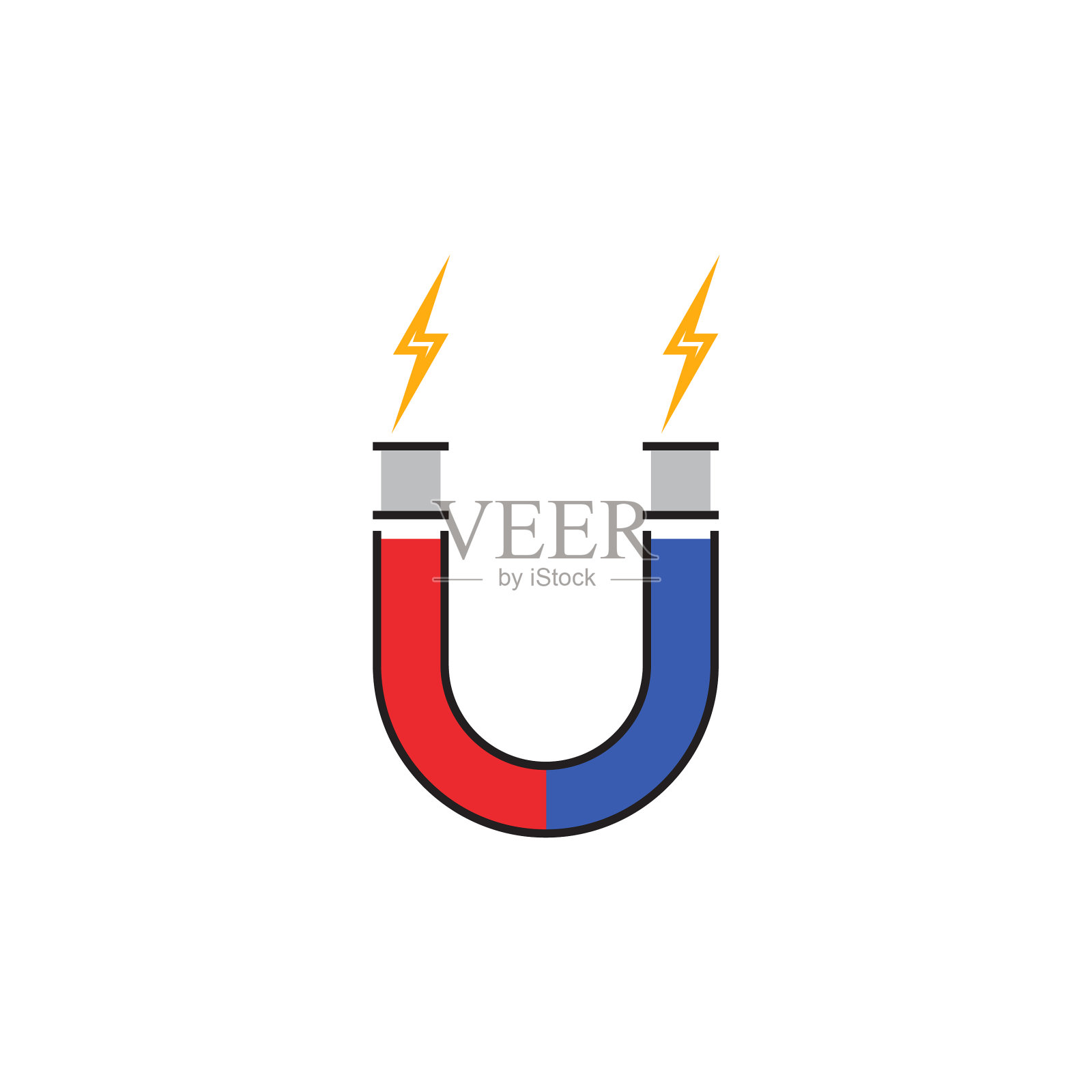 磁铁彩色图标设计元素图片