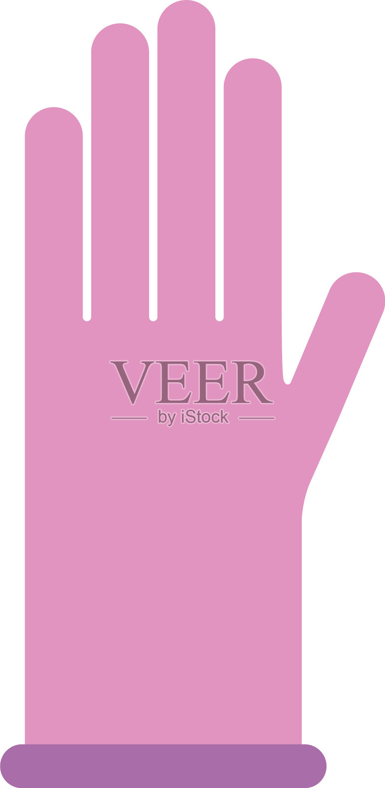 孤立手套图标平面设计设计元素图片